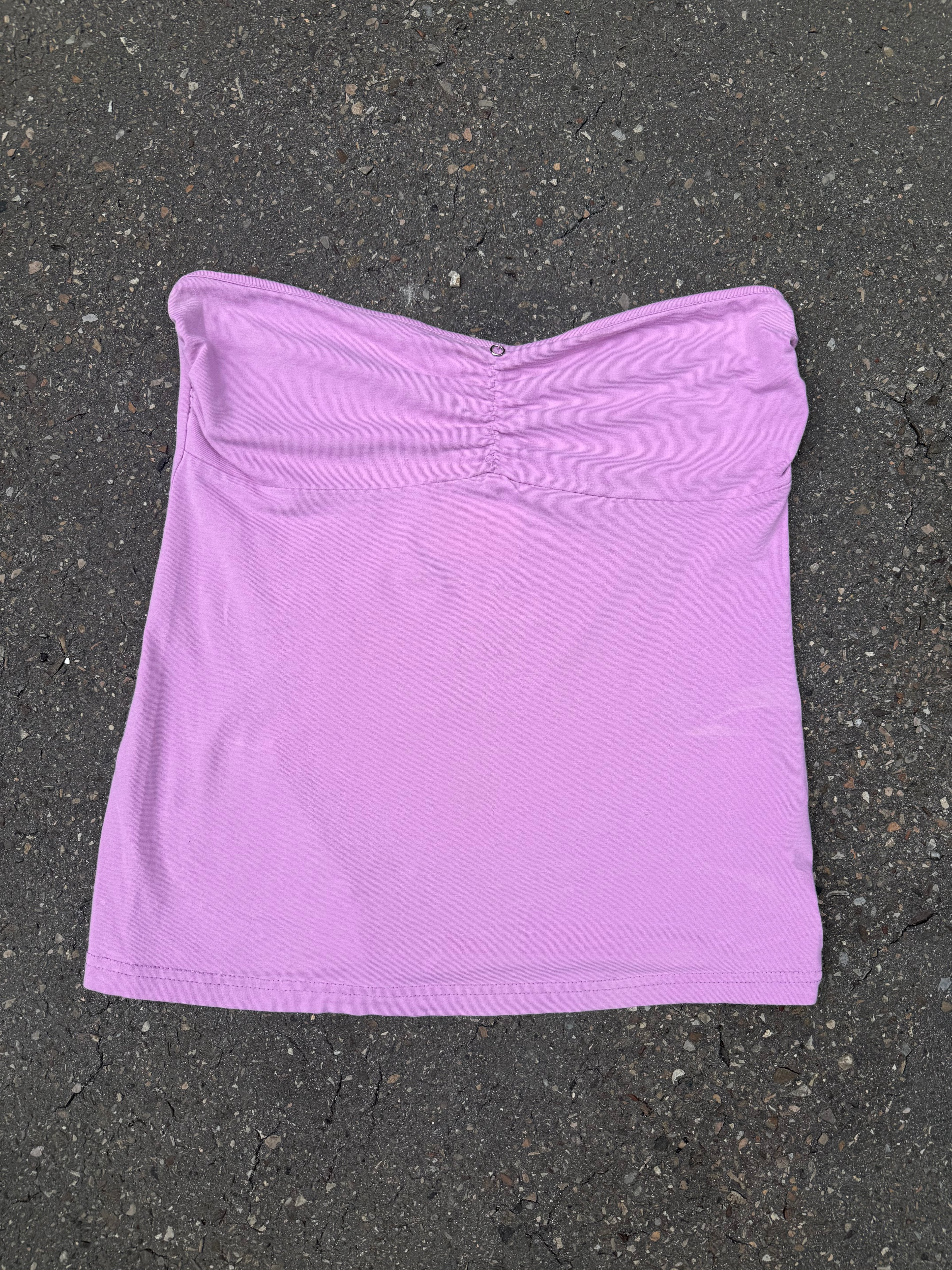 Vintage Pink Bandeau Top S/M