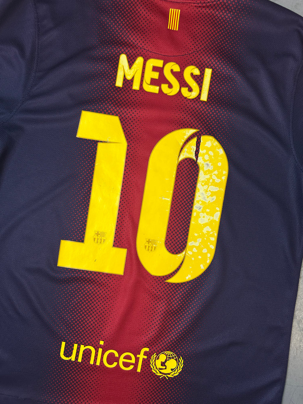 Vintage FCB Messi Jersey M/L