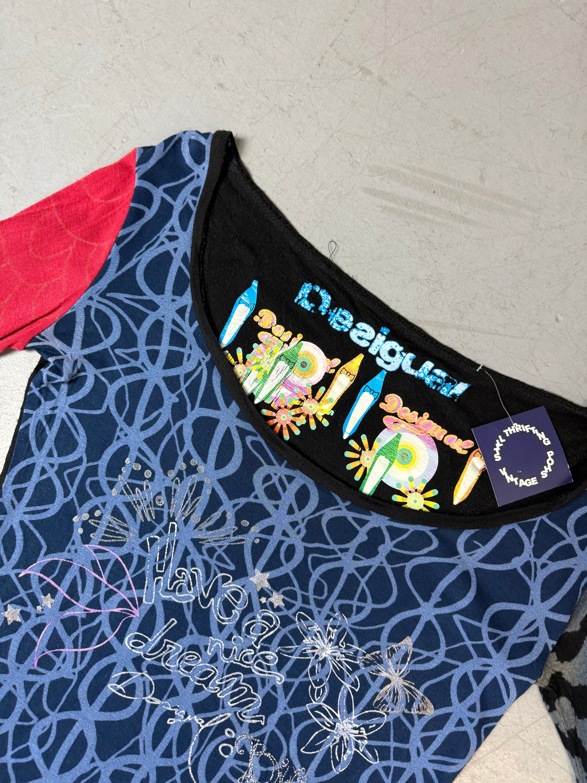 Vintage Desigual Colorful Longsleeve S/M