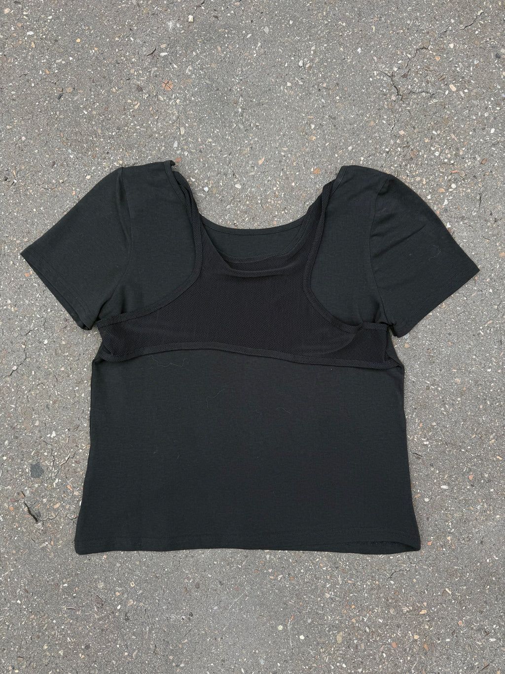 Vintage Palm Beach Black Baby Tee S/M