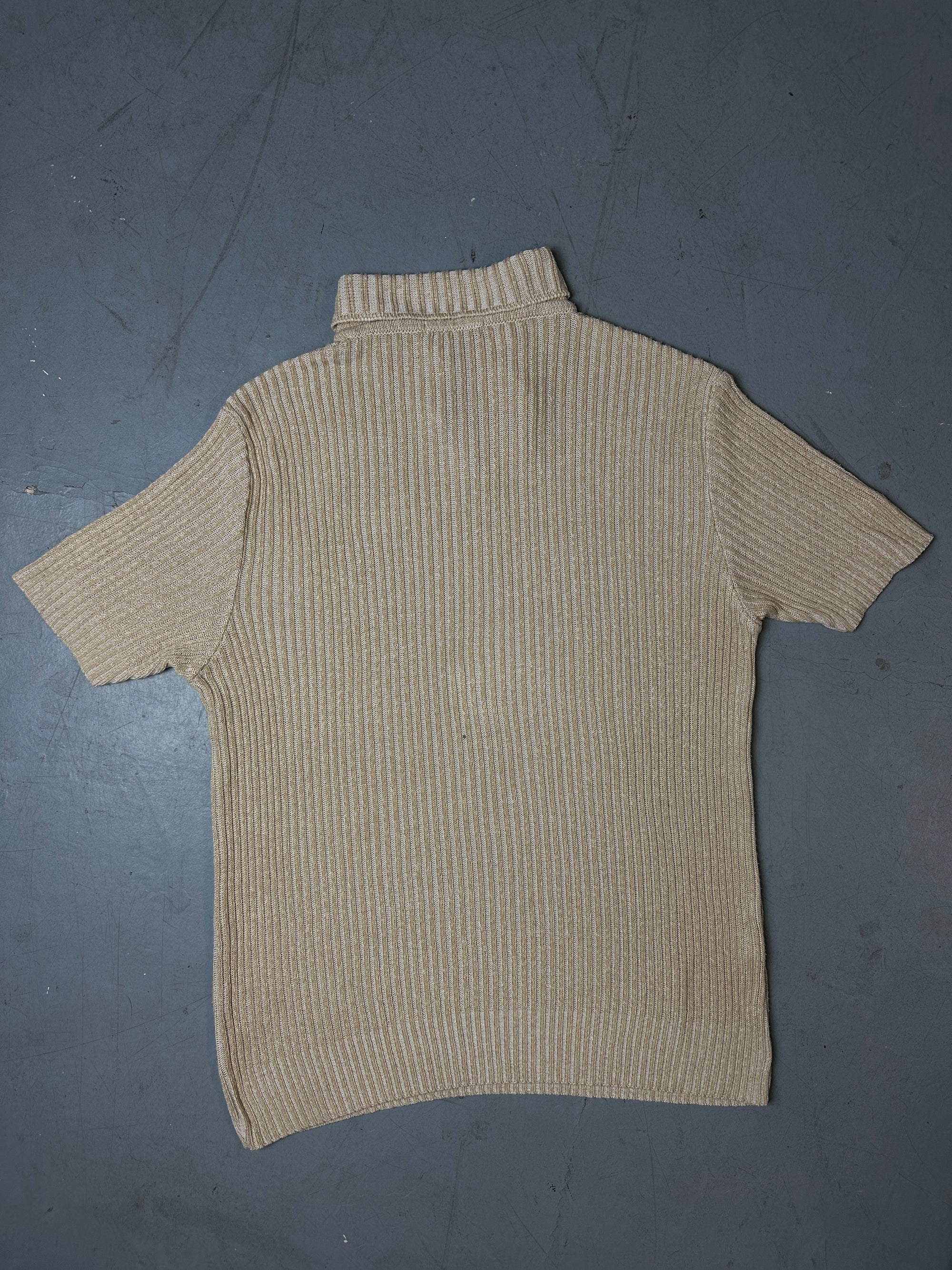 Produktbild von Vintage Beige Prada Knit Tee von hinten