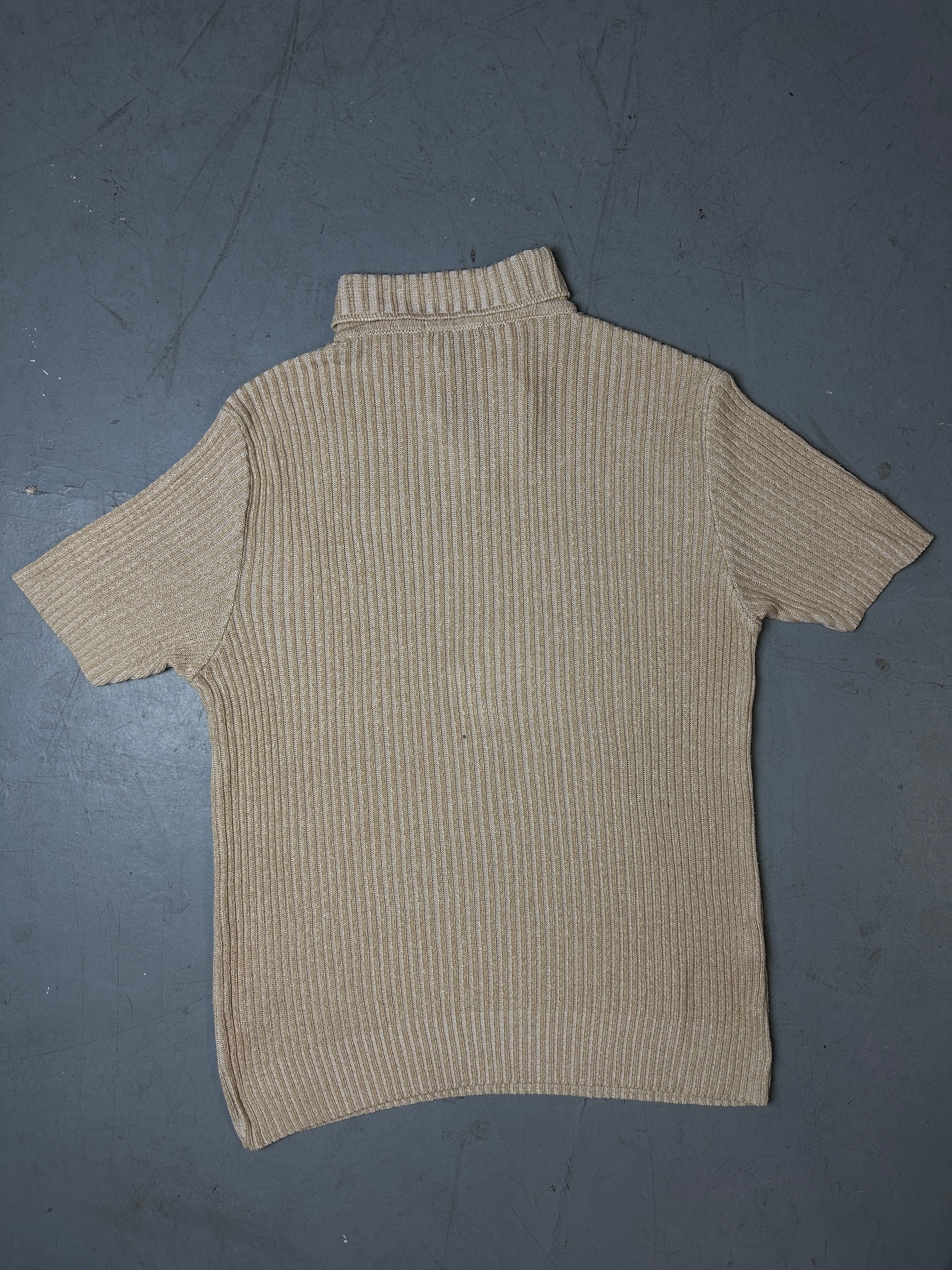 Produktbild von Vintage Beige Prada Knit Tee von hinten