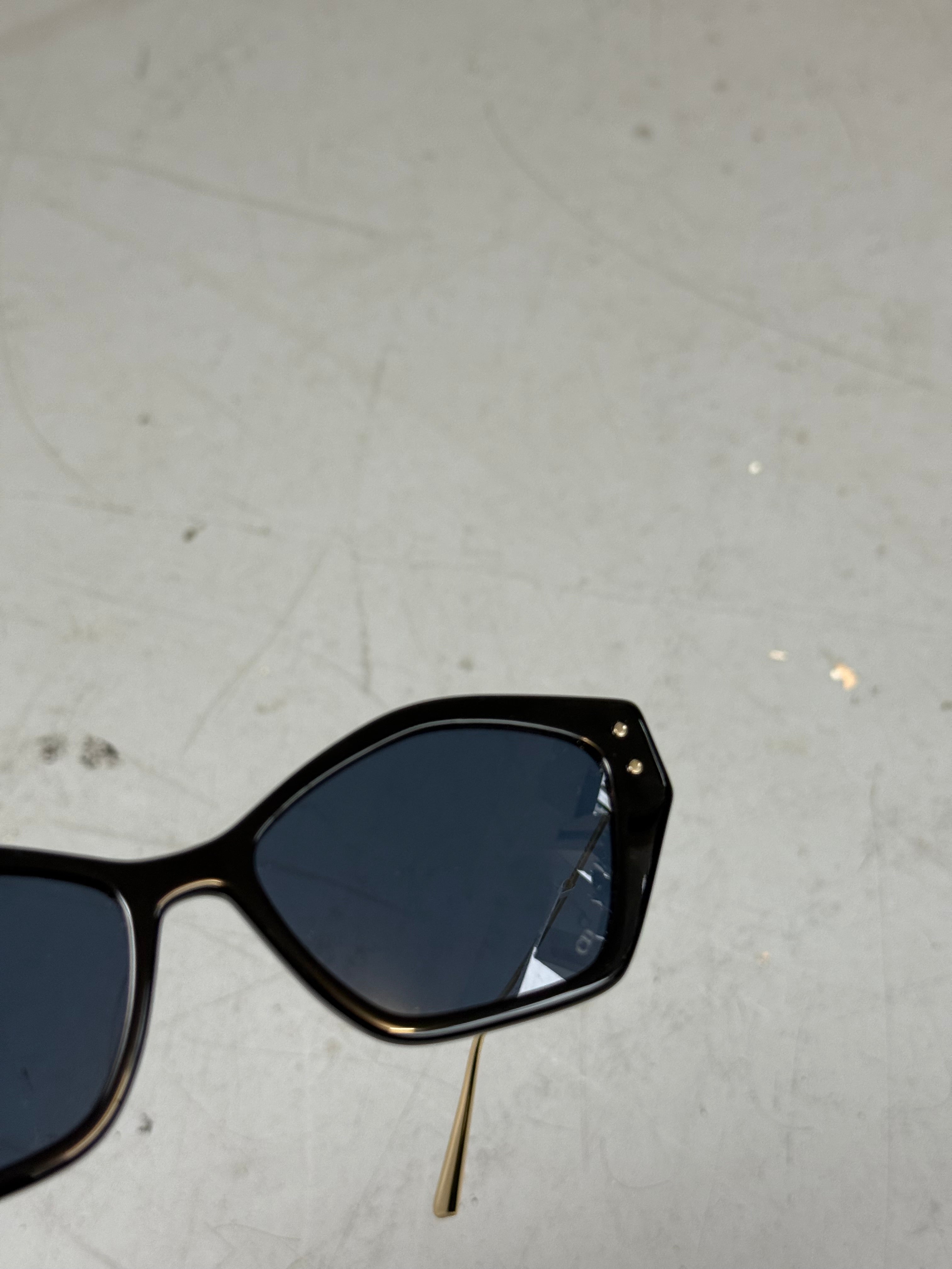 Schwarze Cateye Sonnenbrille von Dior 