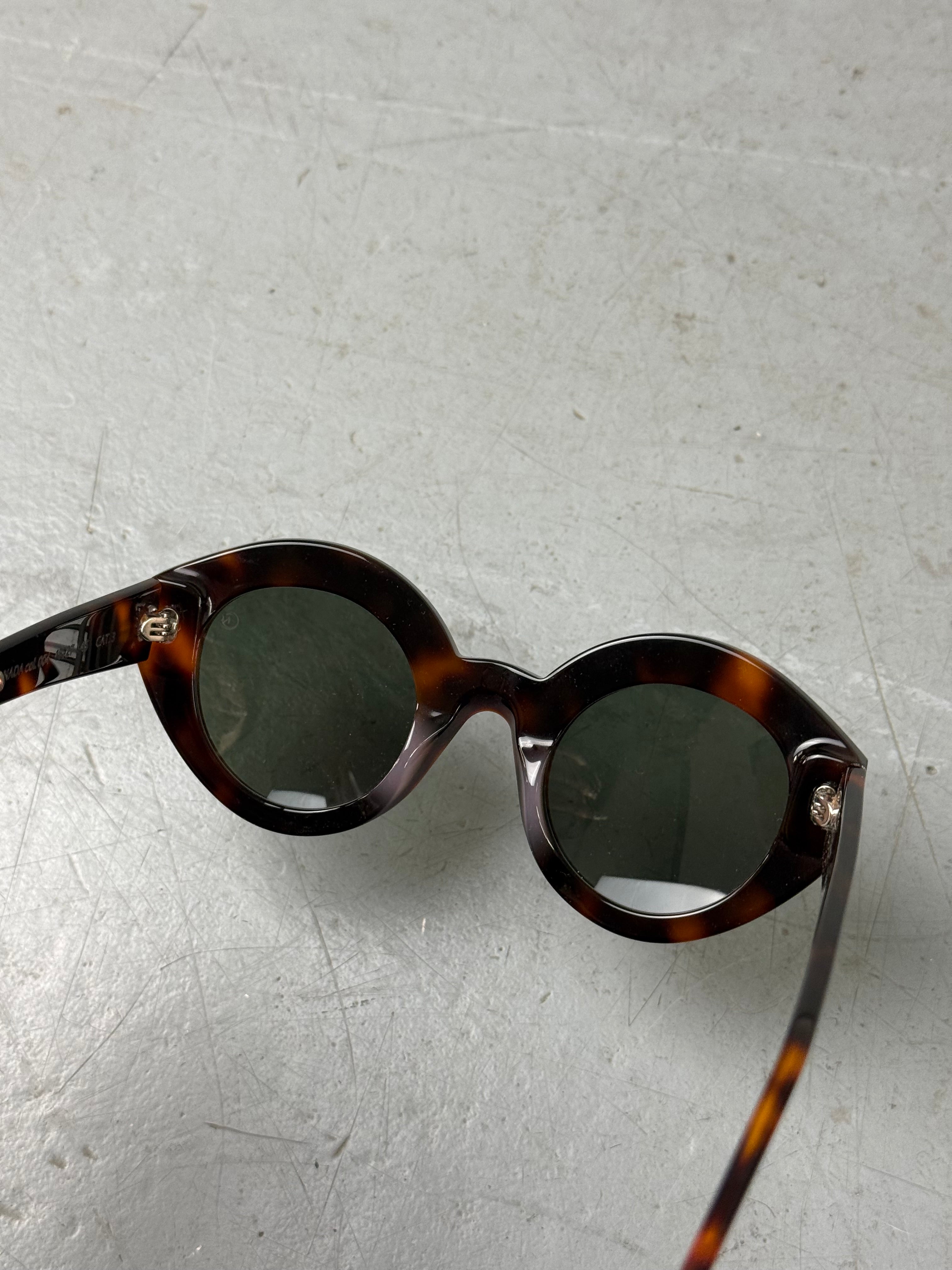 Giorgio Namini Brown Sunglasses Unisex. Secondhand 2000s Fashion
