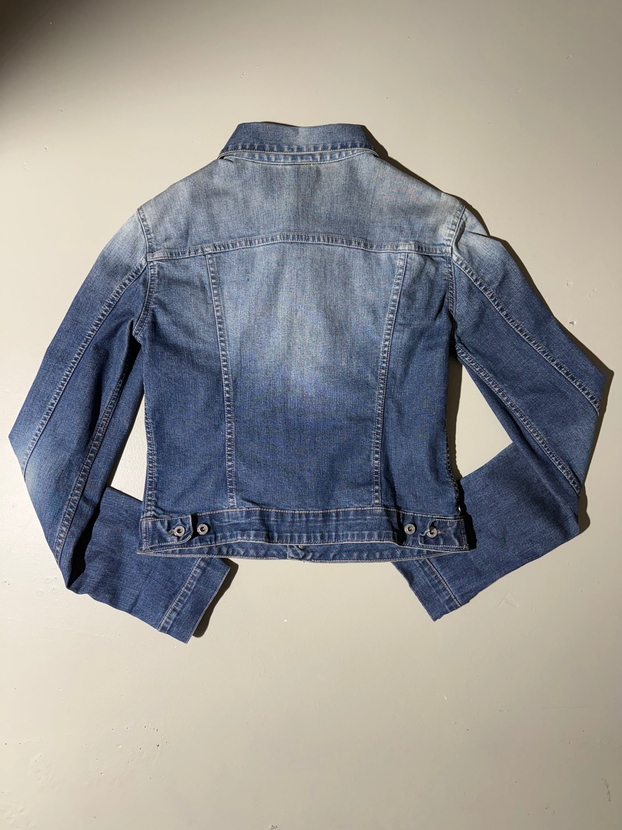 Vintage Diesel Light Blue Denim Jacket L/XL