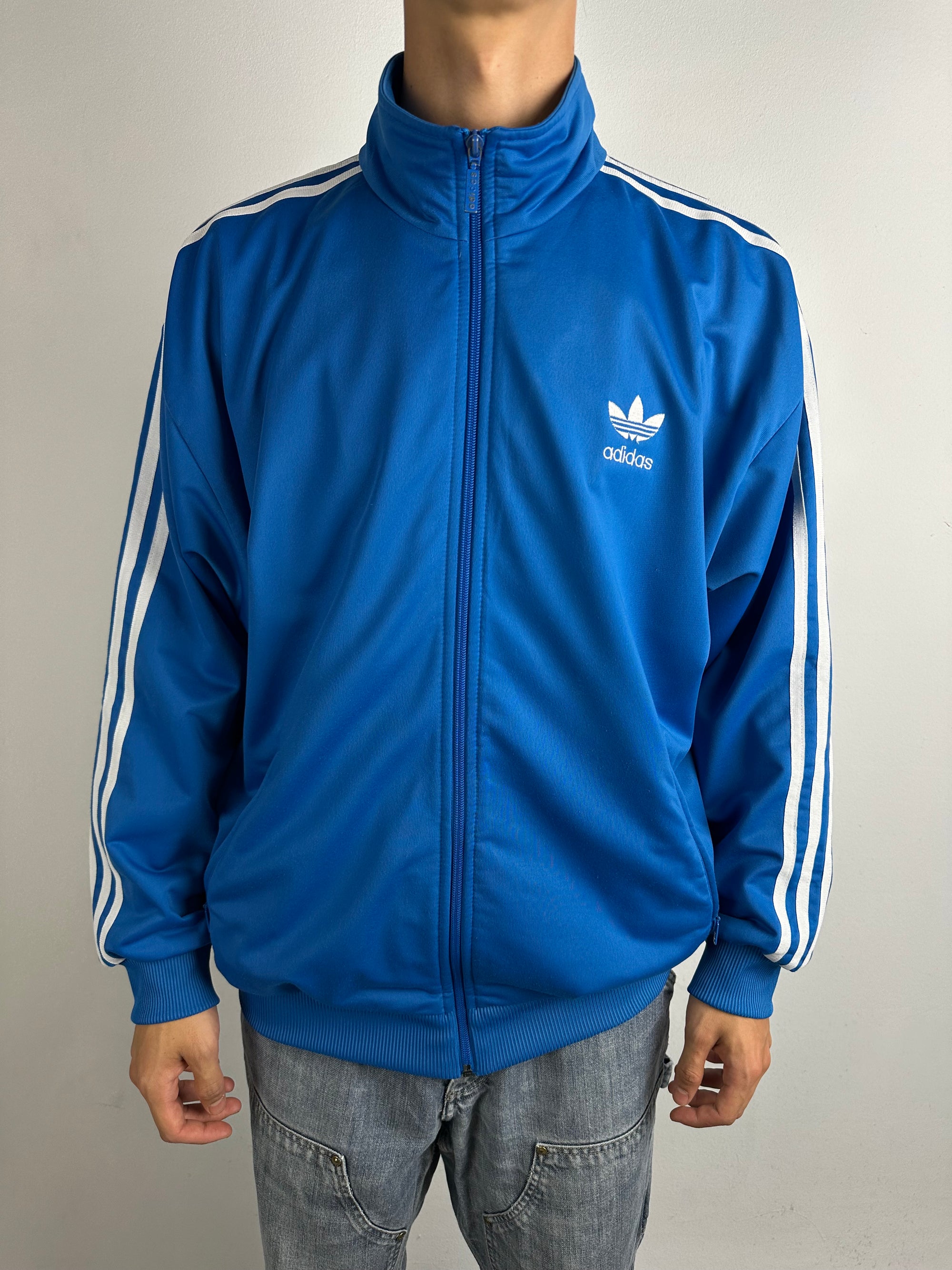 Vintage Adidas Blue Track Jacket L