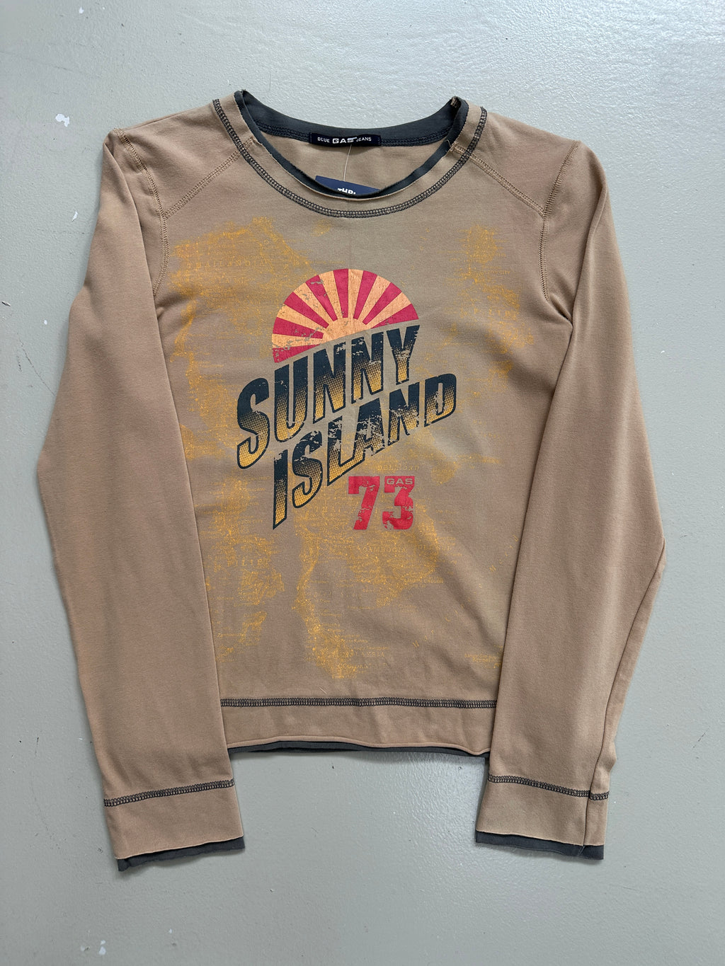 Vintage Gas Sunny Island Printed Longsleeve S/M