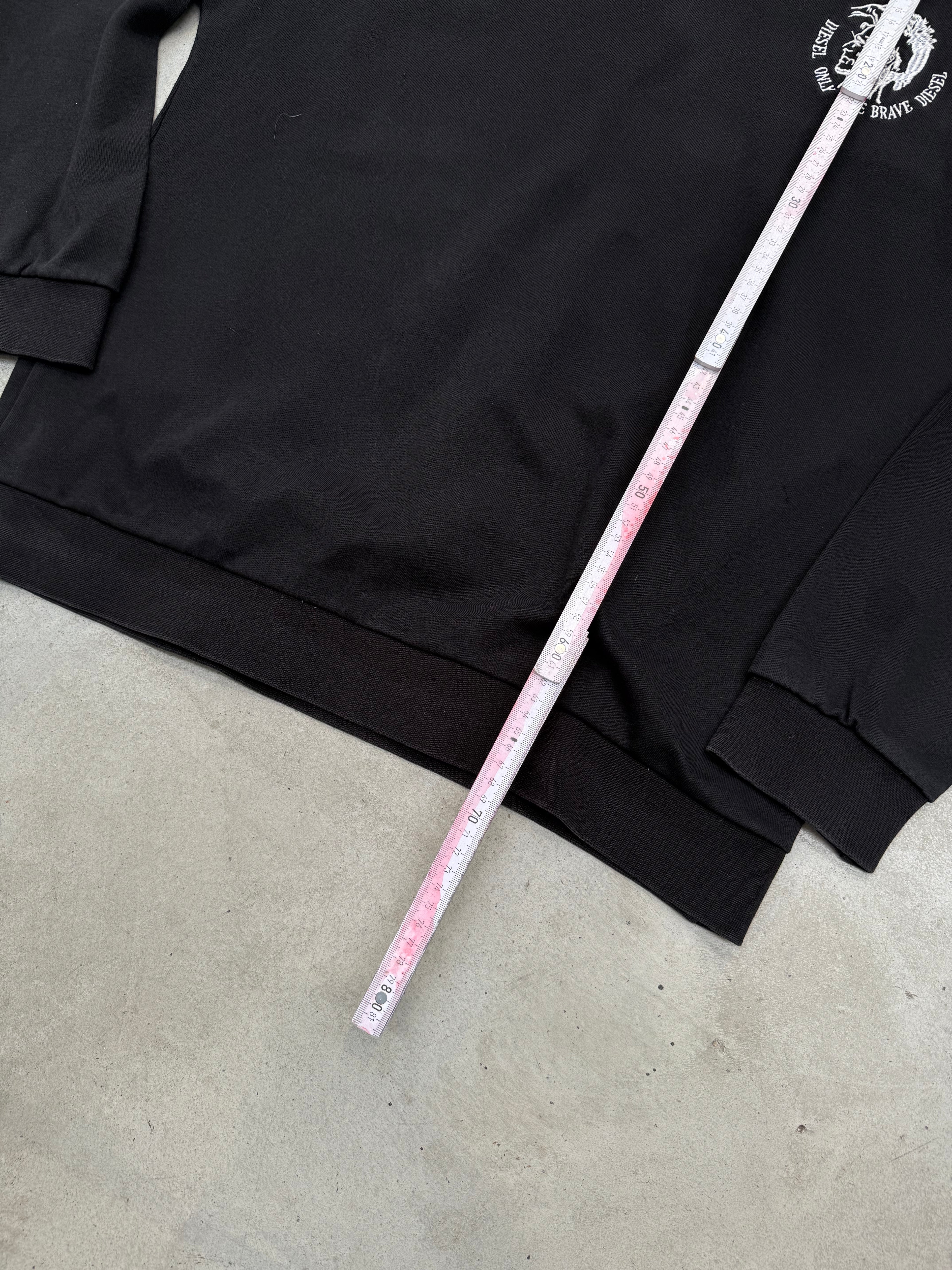 Vintage Diesel Black Crewneck Sweater XXL