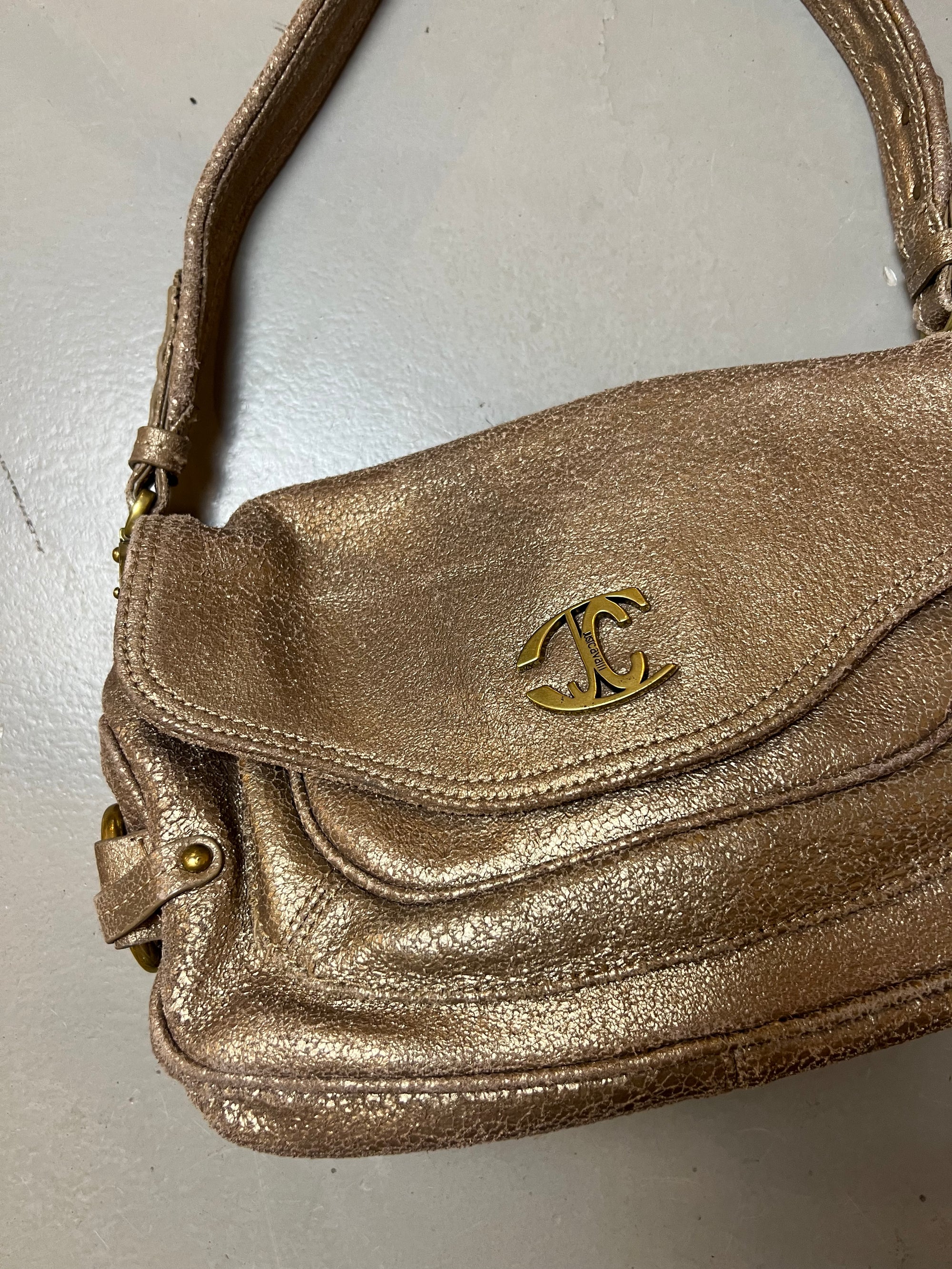 Vintage Just Cavalli All Gold Bag