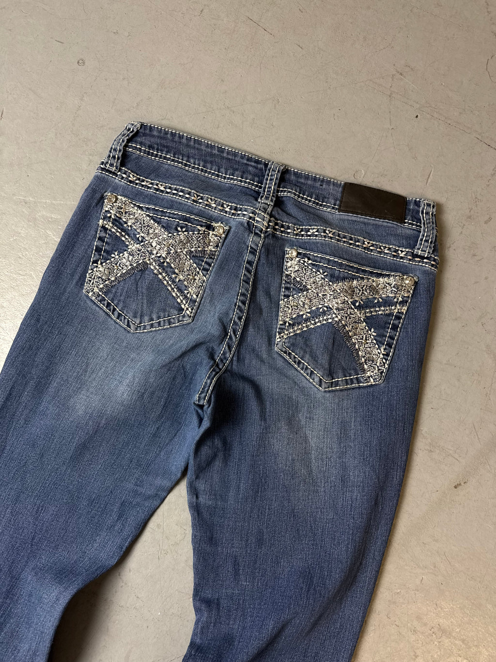 Detailbild von Vintage Shyanne Bootcut Denim with Backstitching M/L von hinten
