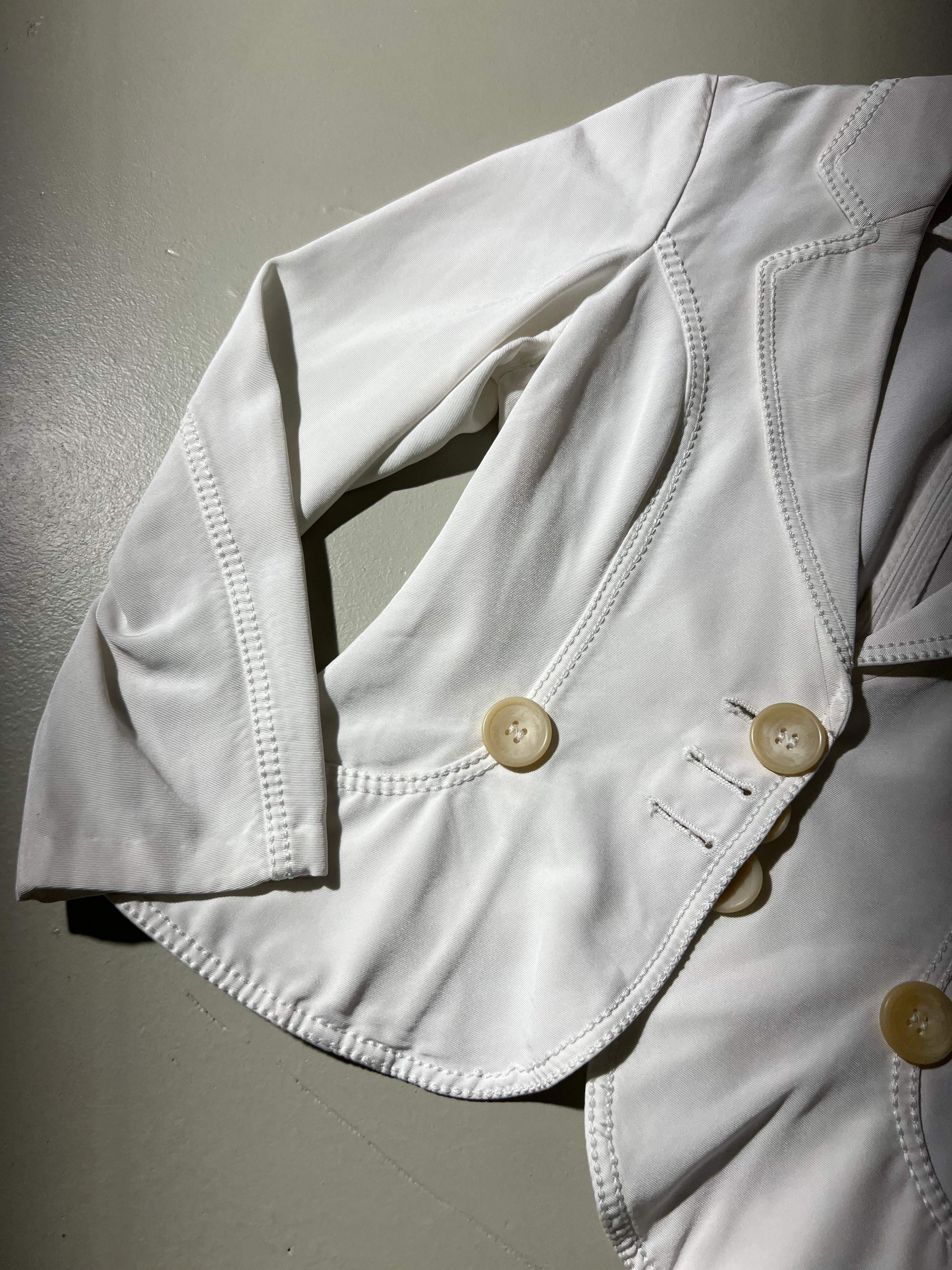 Vintage GF Ferré White Blazer S