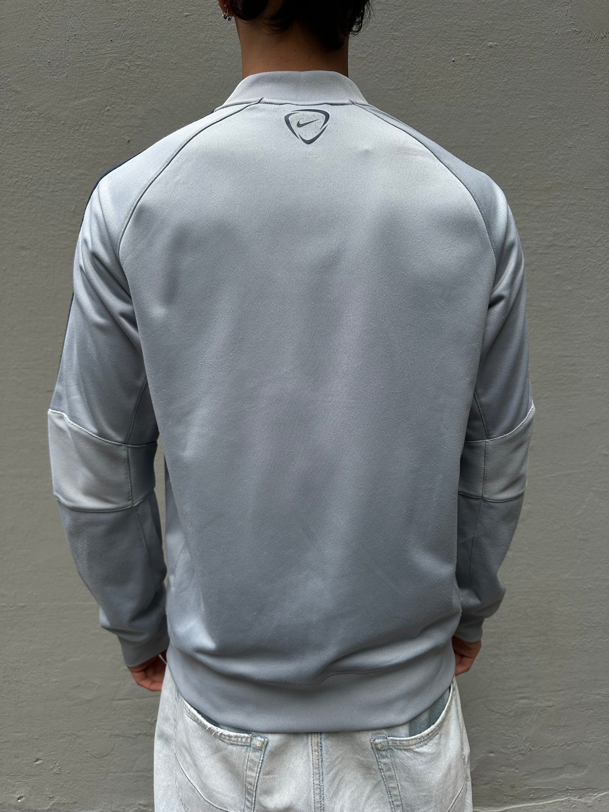 Vintage Nike Roma Track Jacket Grey M/L
