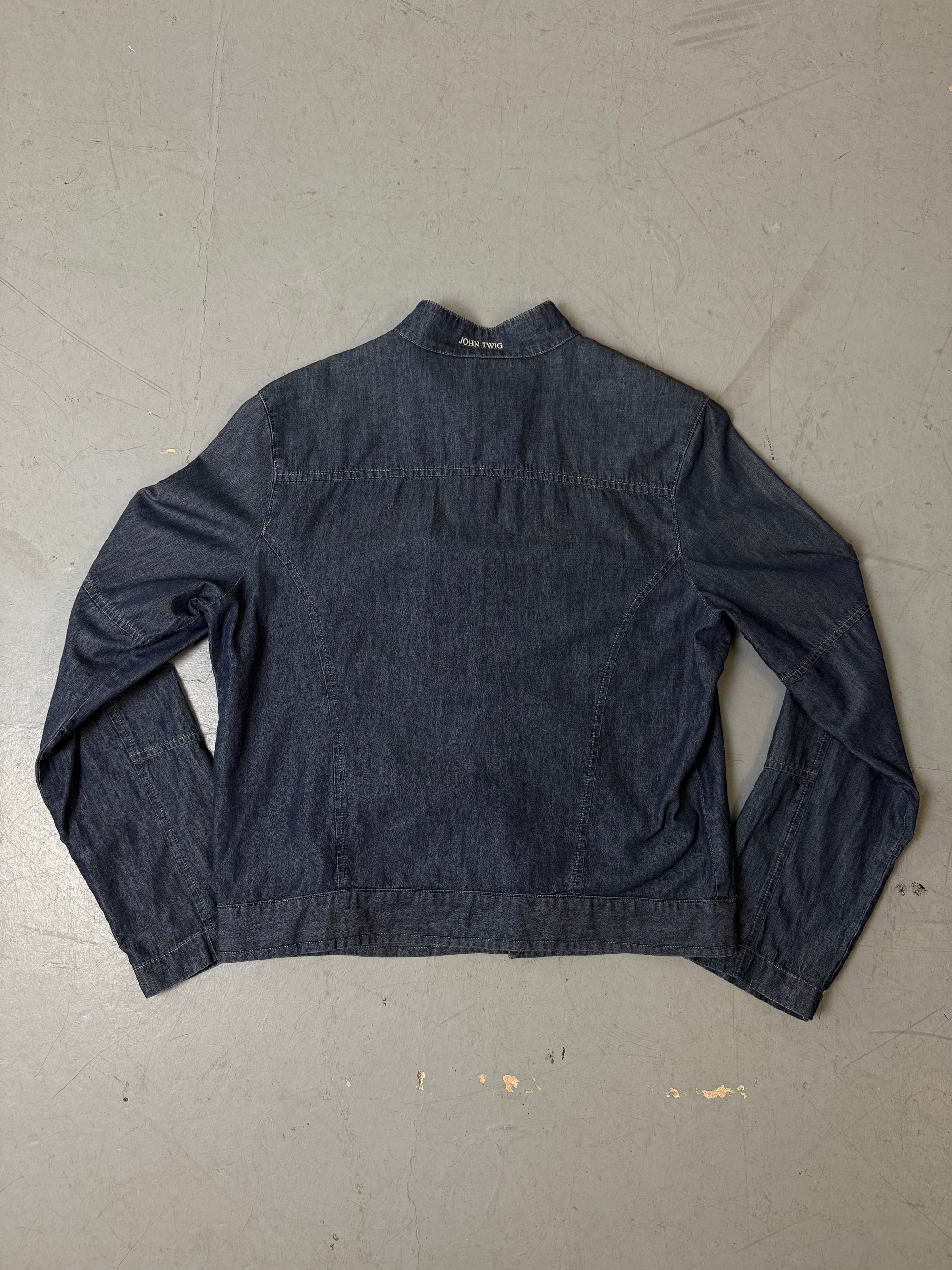 Vintage Denim Optic Cloth Jacket S/M