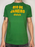 Vintage Datch Rio De Janeiro T-Shirt für Herren. Y2K Second Hand 2000s Fashion 