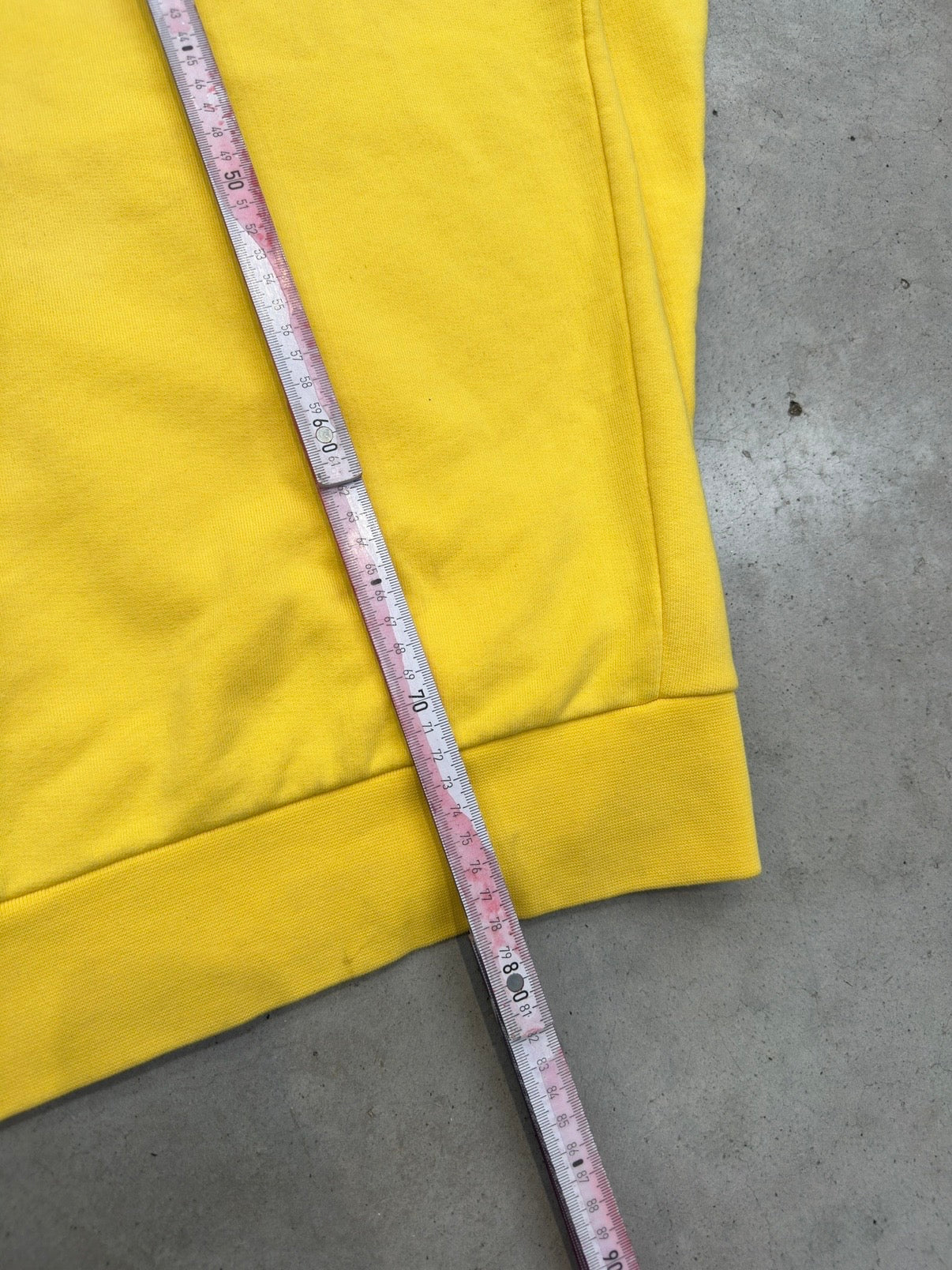 Vintage Palm Angels Yellow Zip Up Hoodie XL