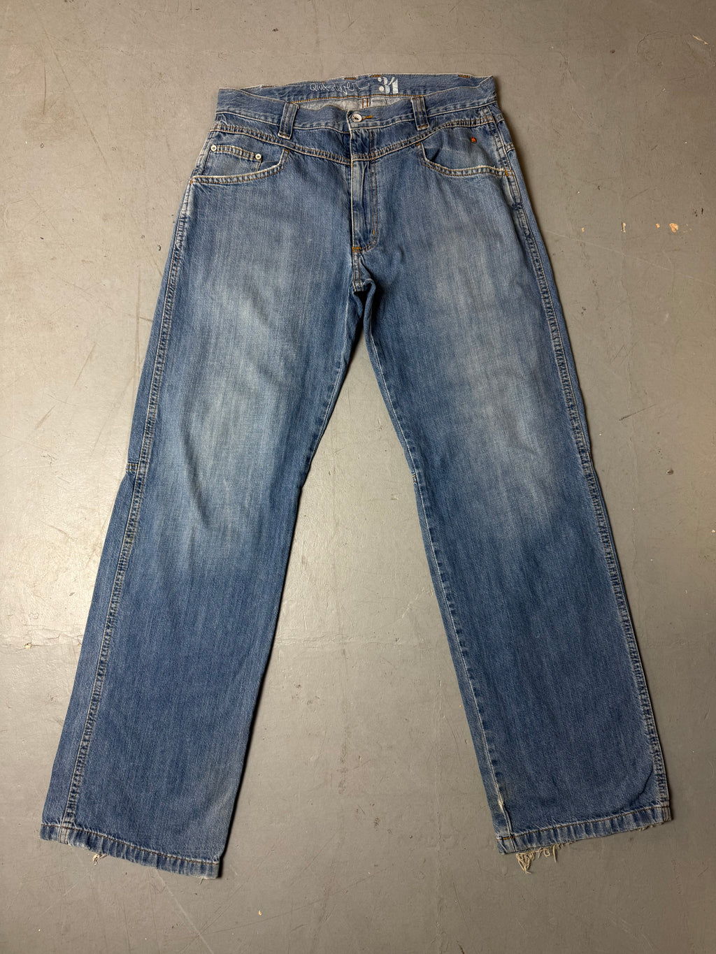 Vintage Quicksilver Light Blue Baggy Jeans L