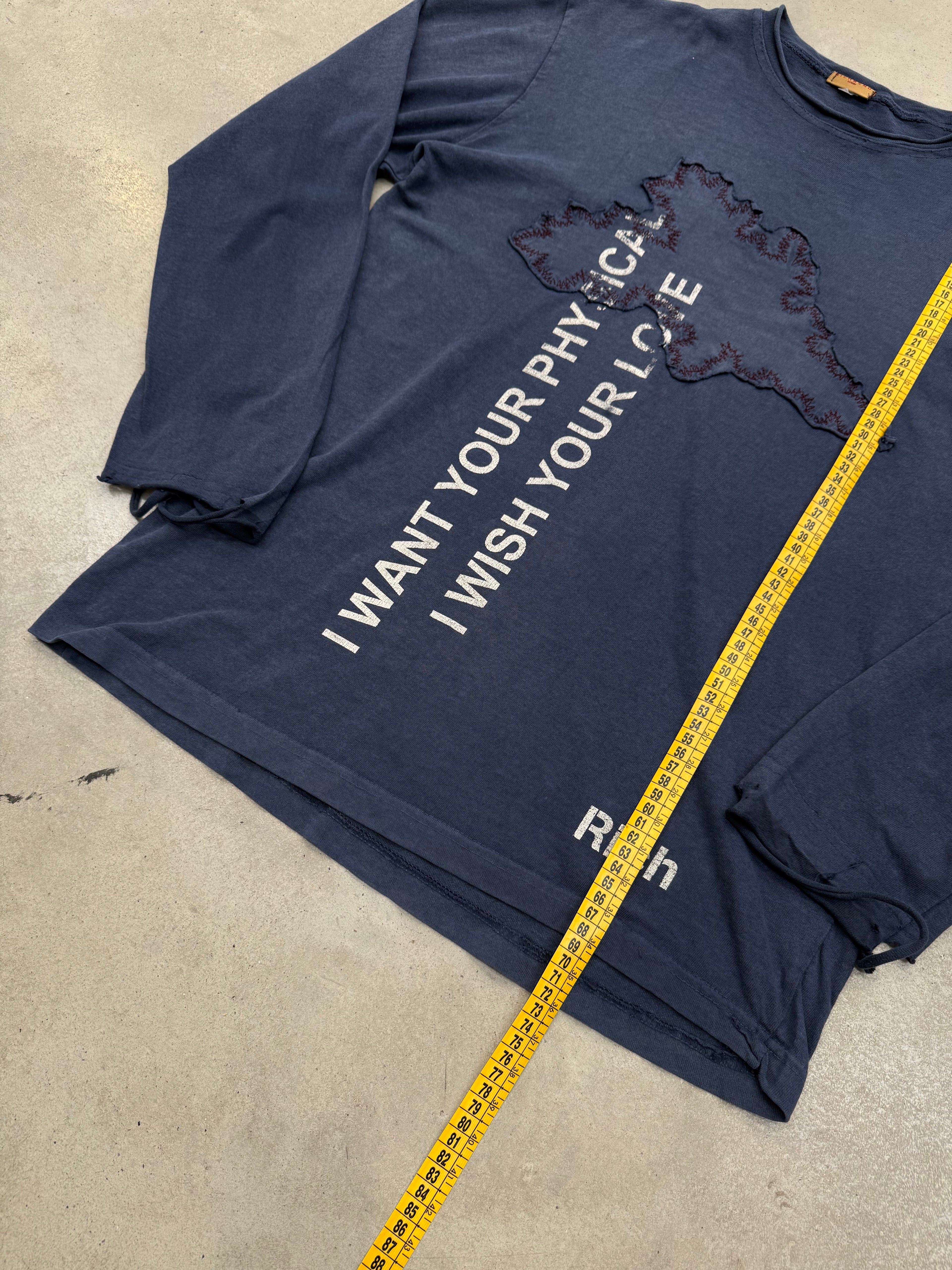 Vintage Richmond Blue Printed Longsleeve L