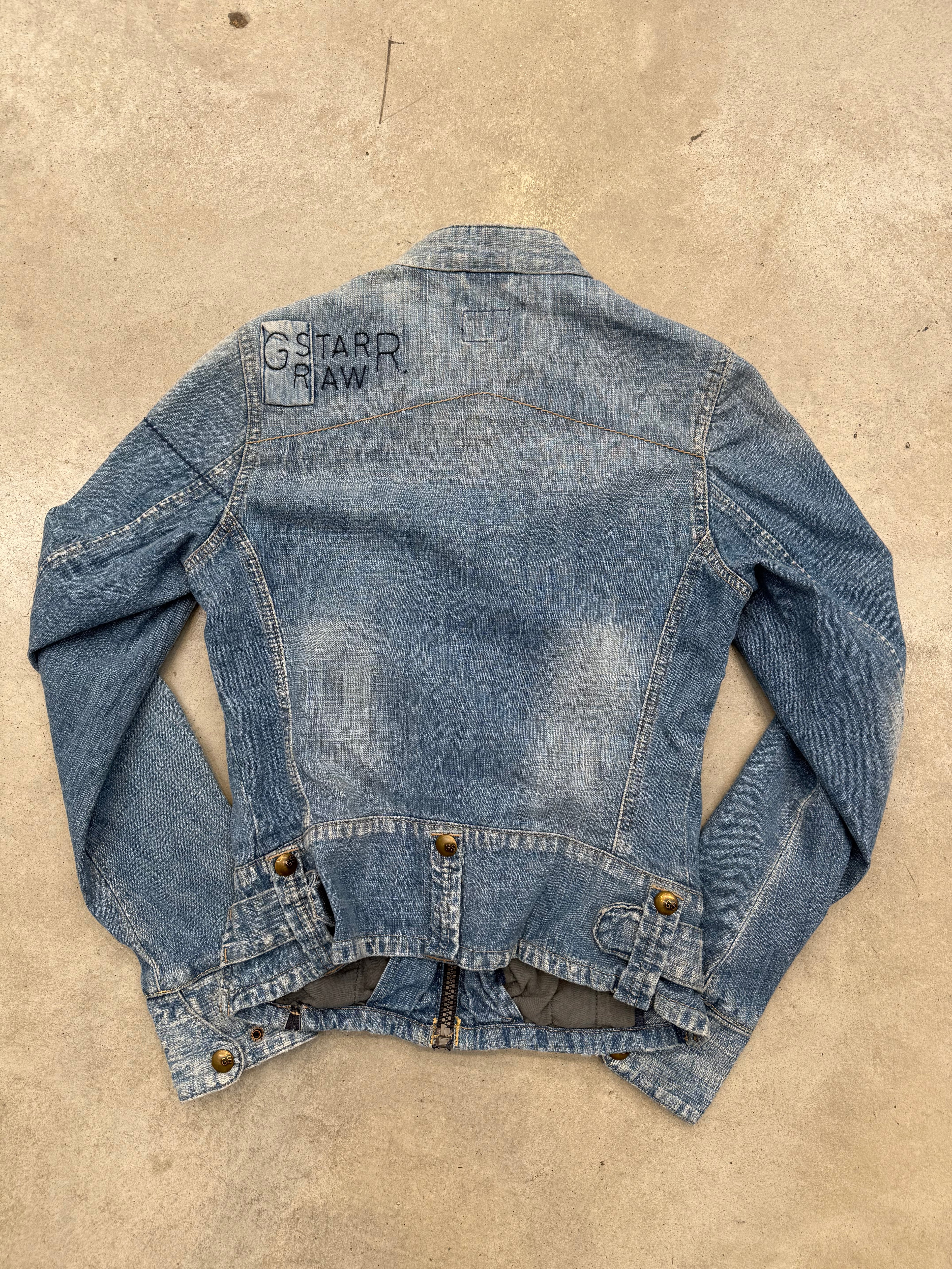 Vintage G-Star Raw Slim Fit Denim Jacket S