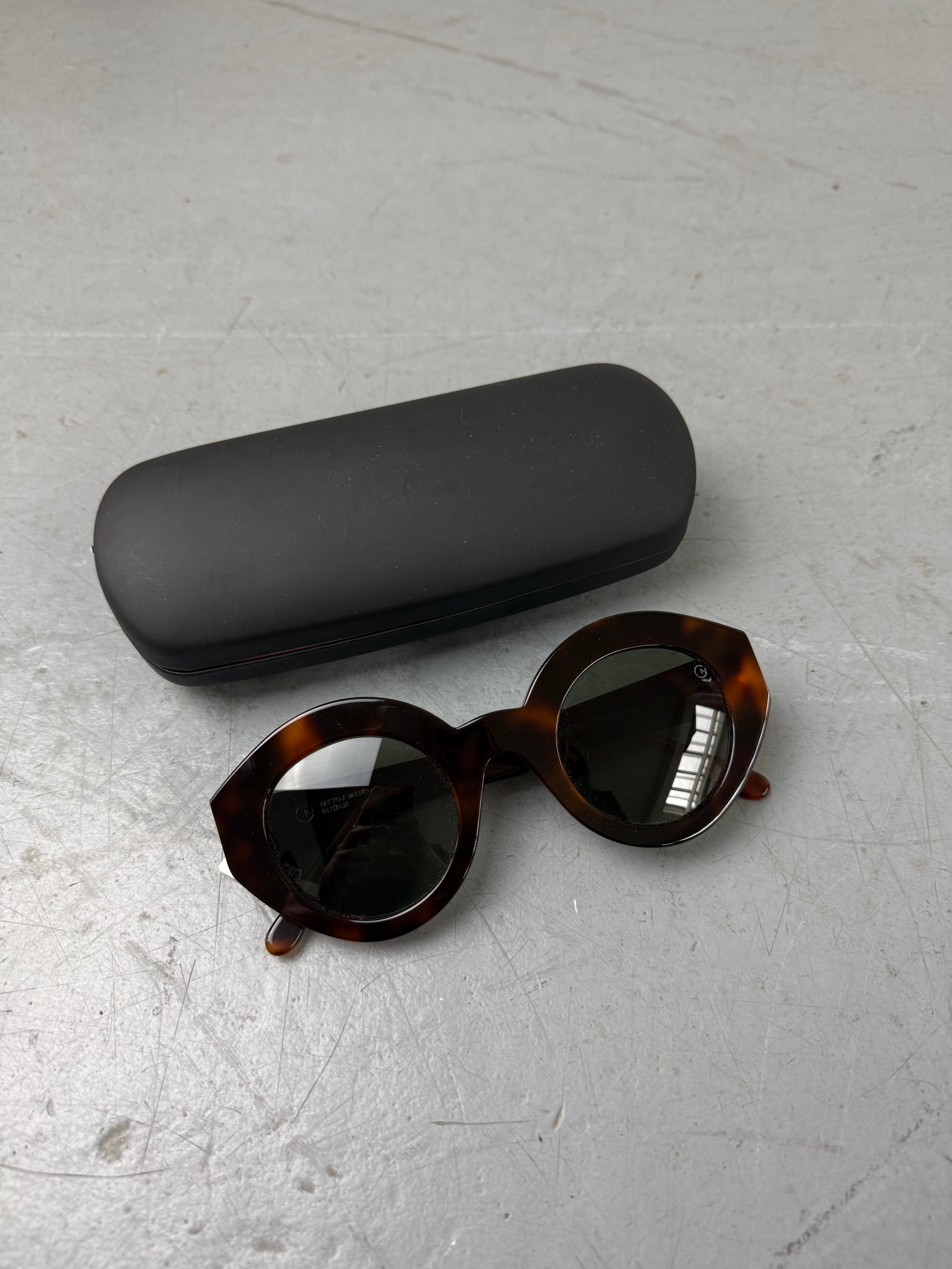 Giorgio Namini Brown Sunglasses Unisex. Secondhand 2000s Fashion