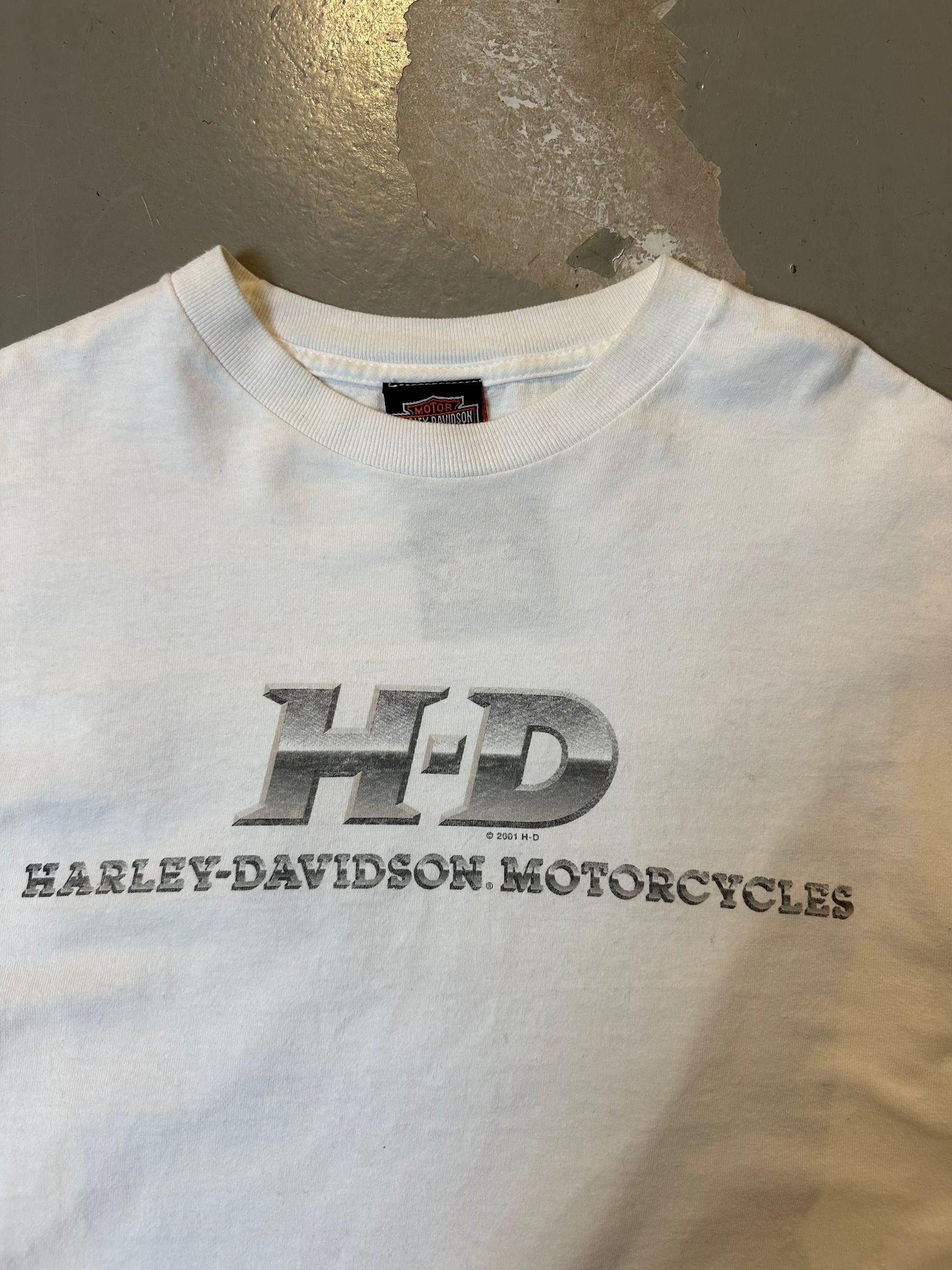 Vintage Harley Davidson White Longsleeve M