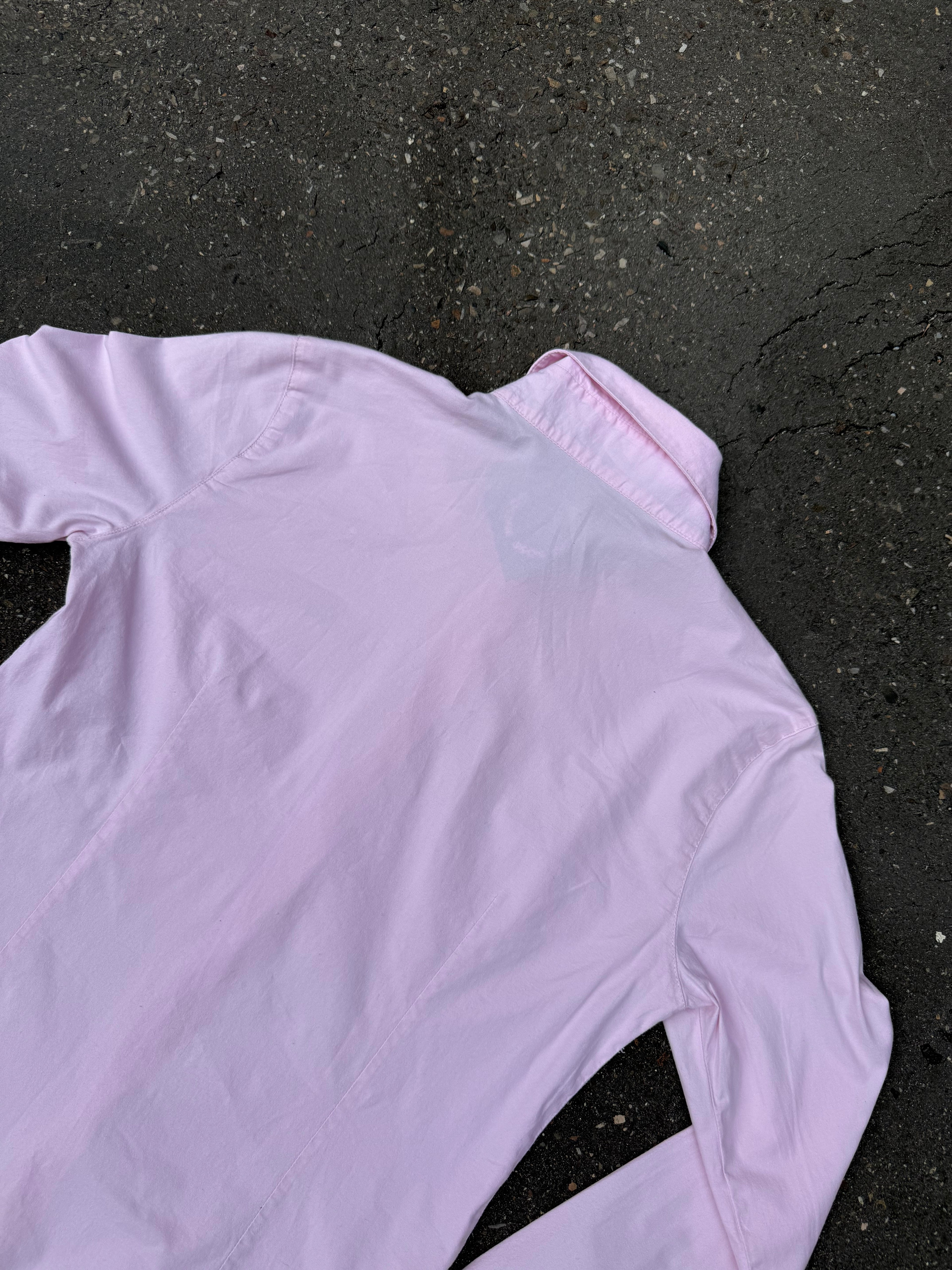 Vintage Burberry Pink Button Up Shirt XS