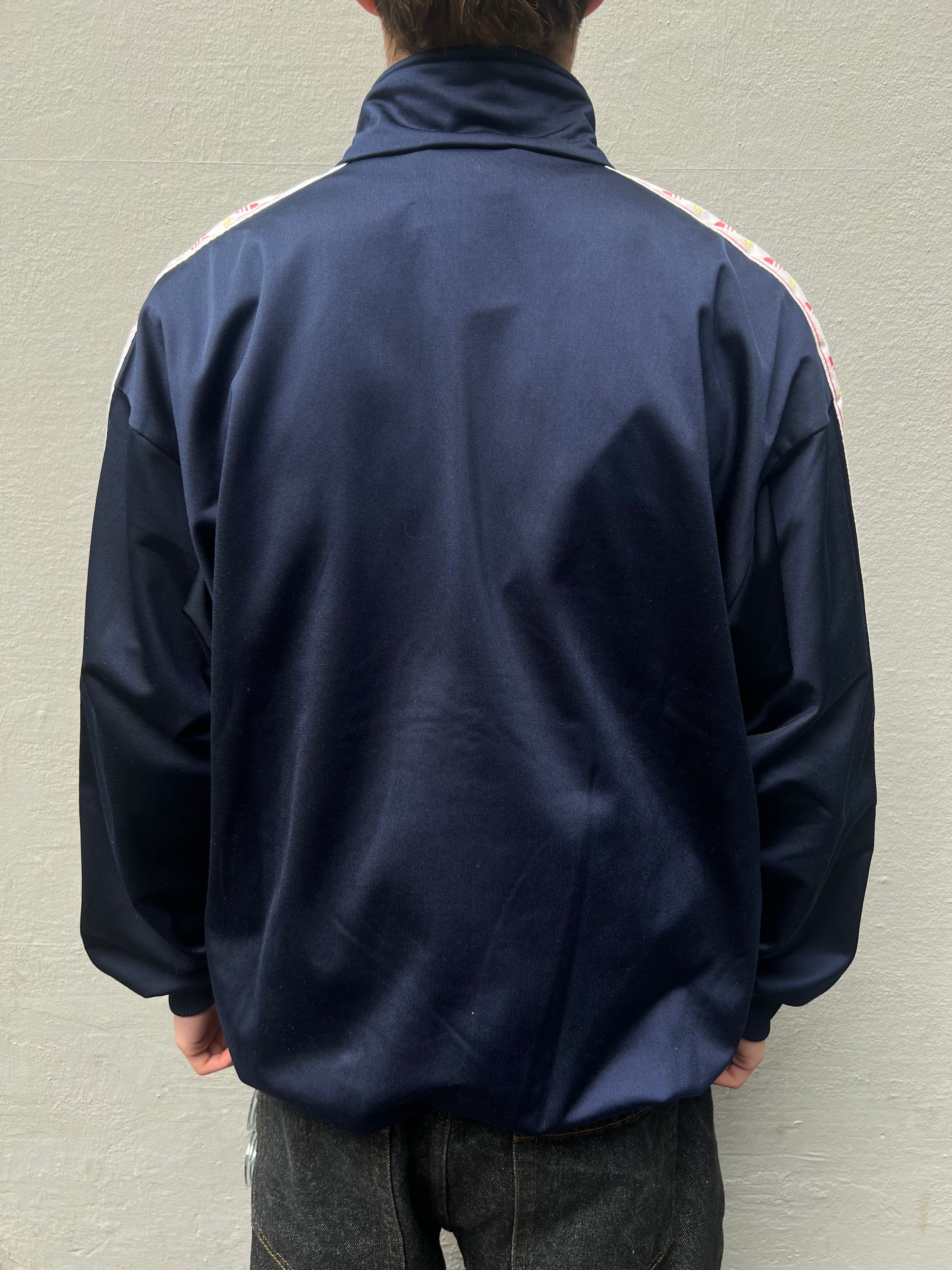 Vintage Blue Adidas Track Jacket L
