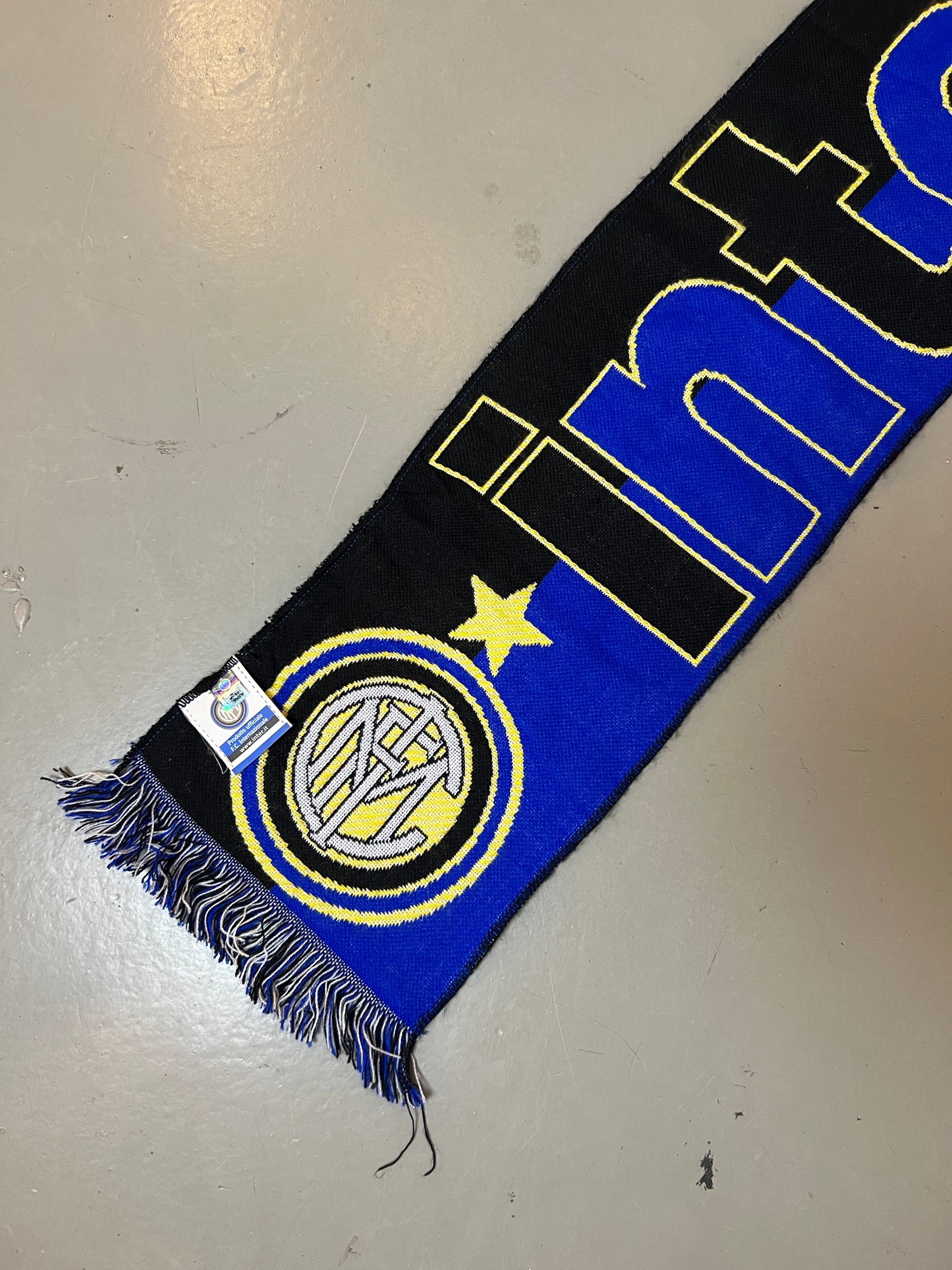 Vintage FC Inter Mailand Soccer Scarf