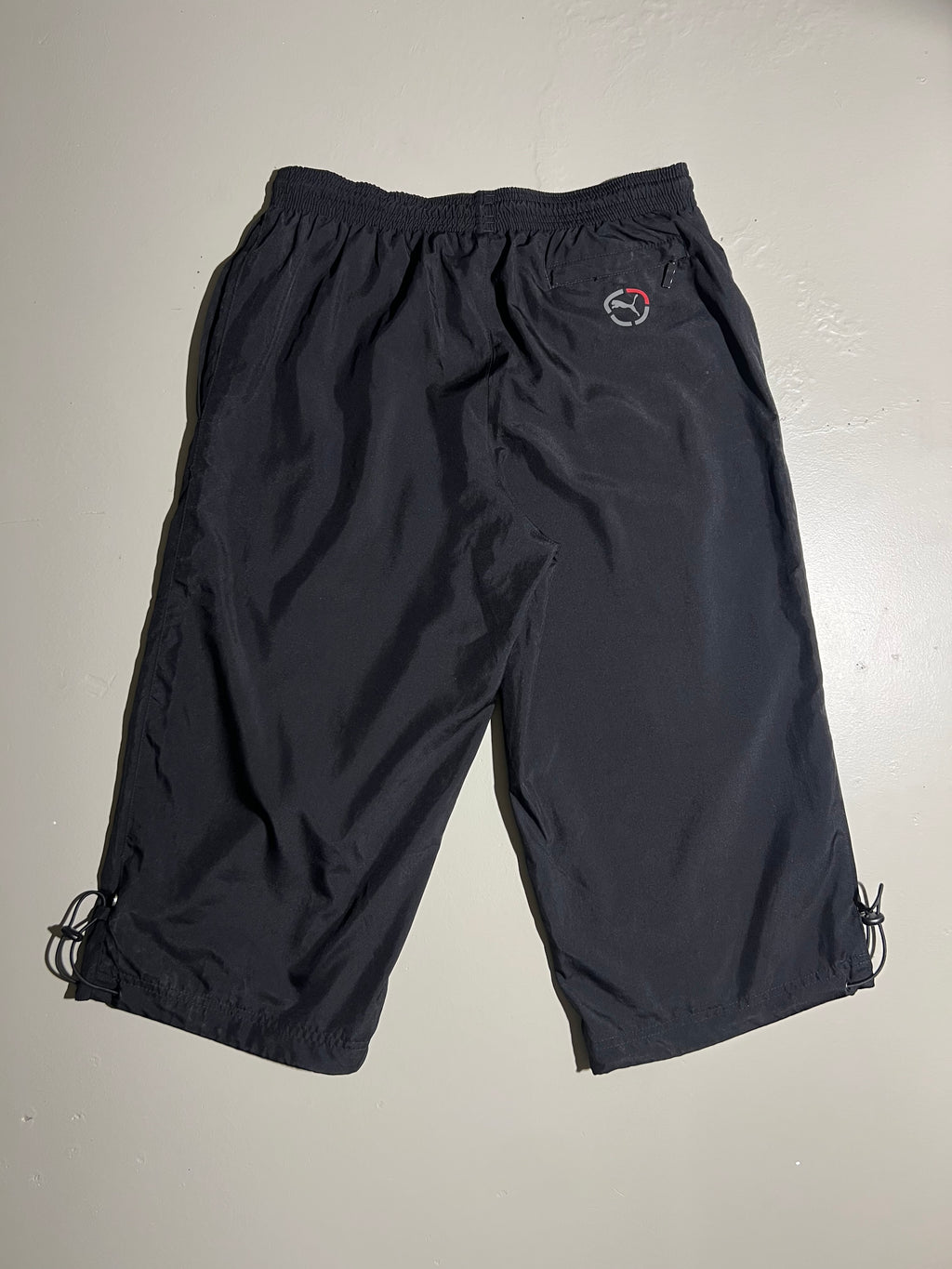 Vintage Black Puma Capri Trackpants S/M