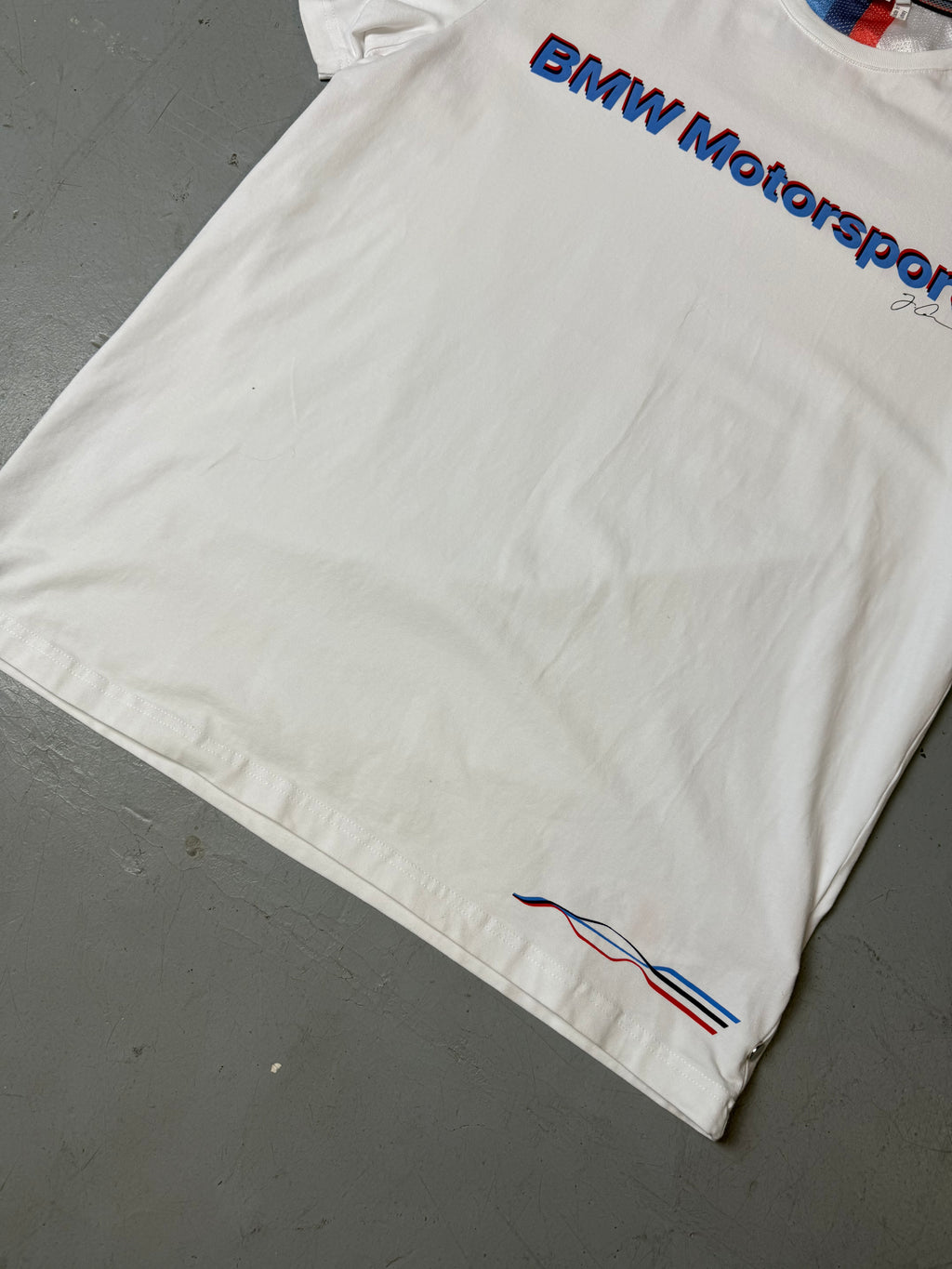 Vintage BMW Motorsport White T-Shirt L
