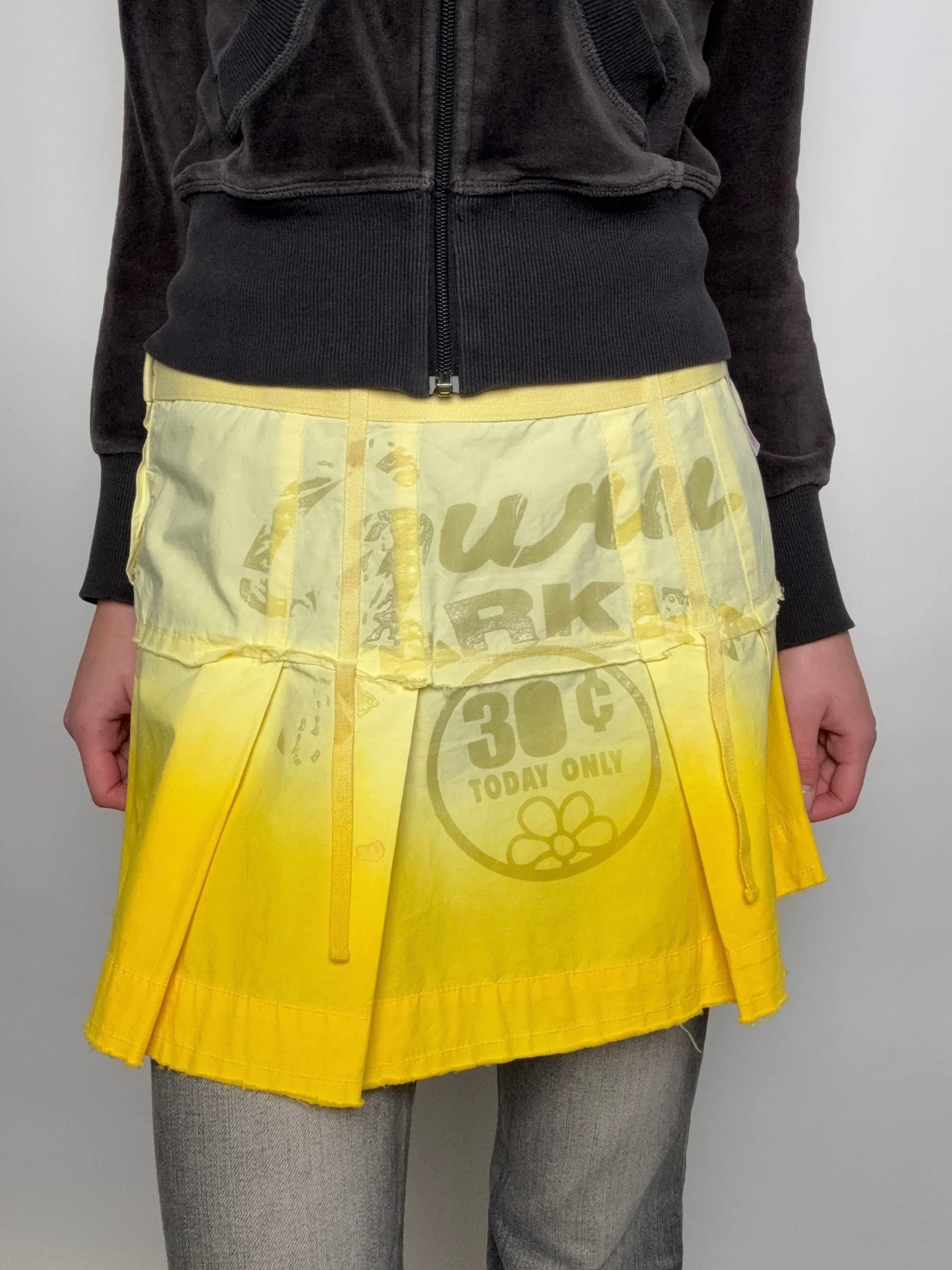 Vintage Guru Yellow Skirt M