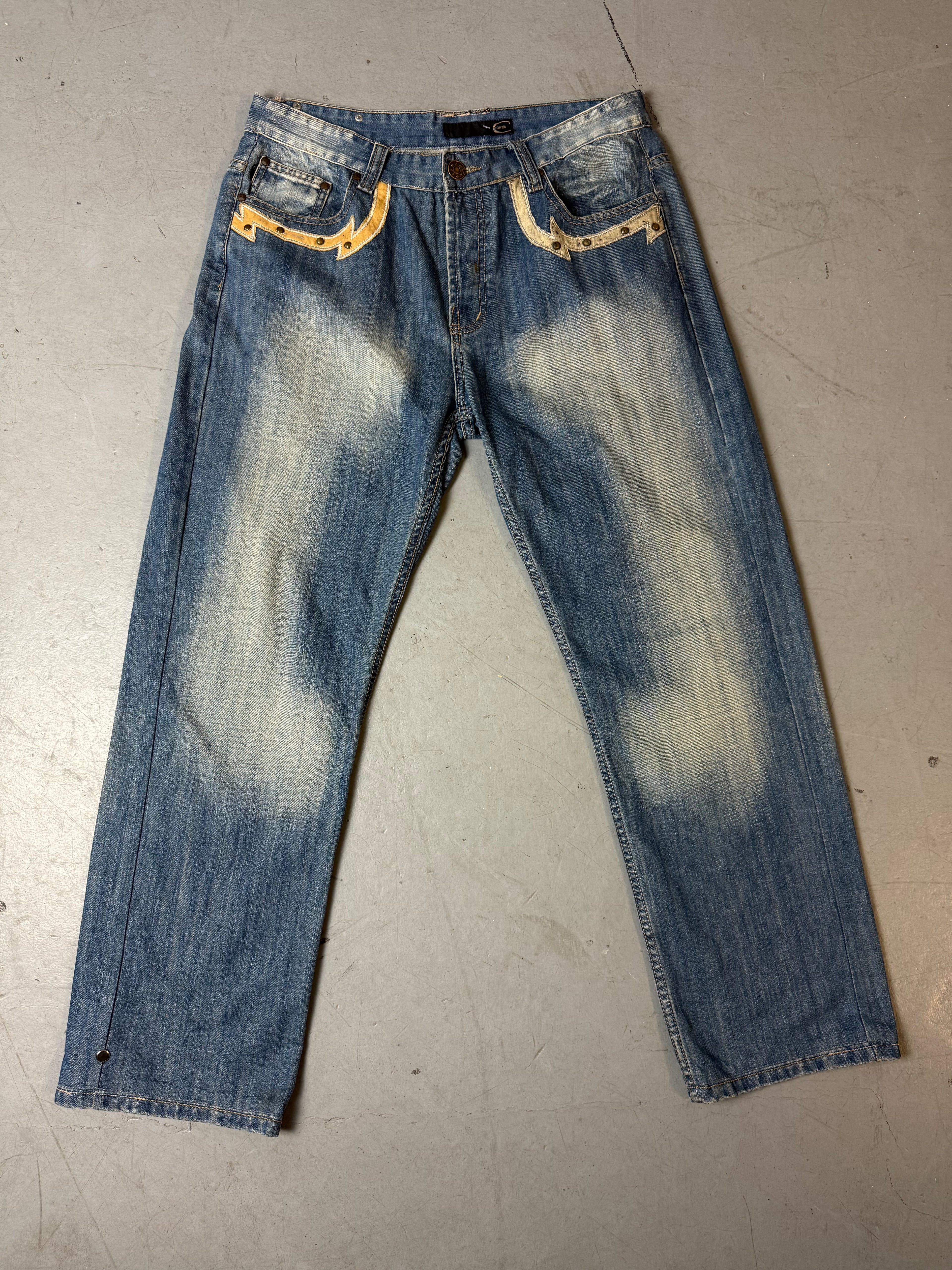 Produktbild von Vintage Just Cavalli Baggy Denim with Back Print von vorne