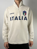 Vintage Playrite Italia Olympic Games Team Quarter Zip Sweater für Herren. Y2K Second Hand 2000s Fashion