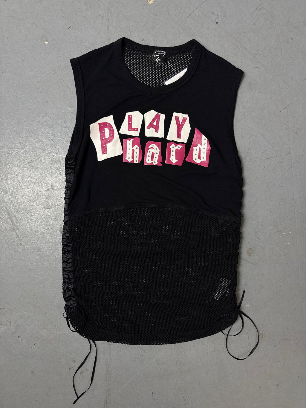 Vintage Phard Play Hard Tank Top S