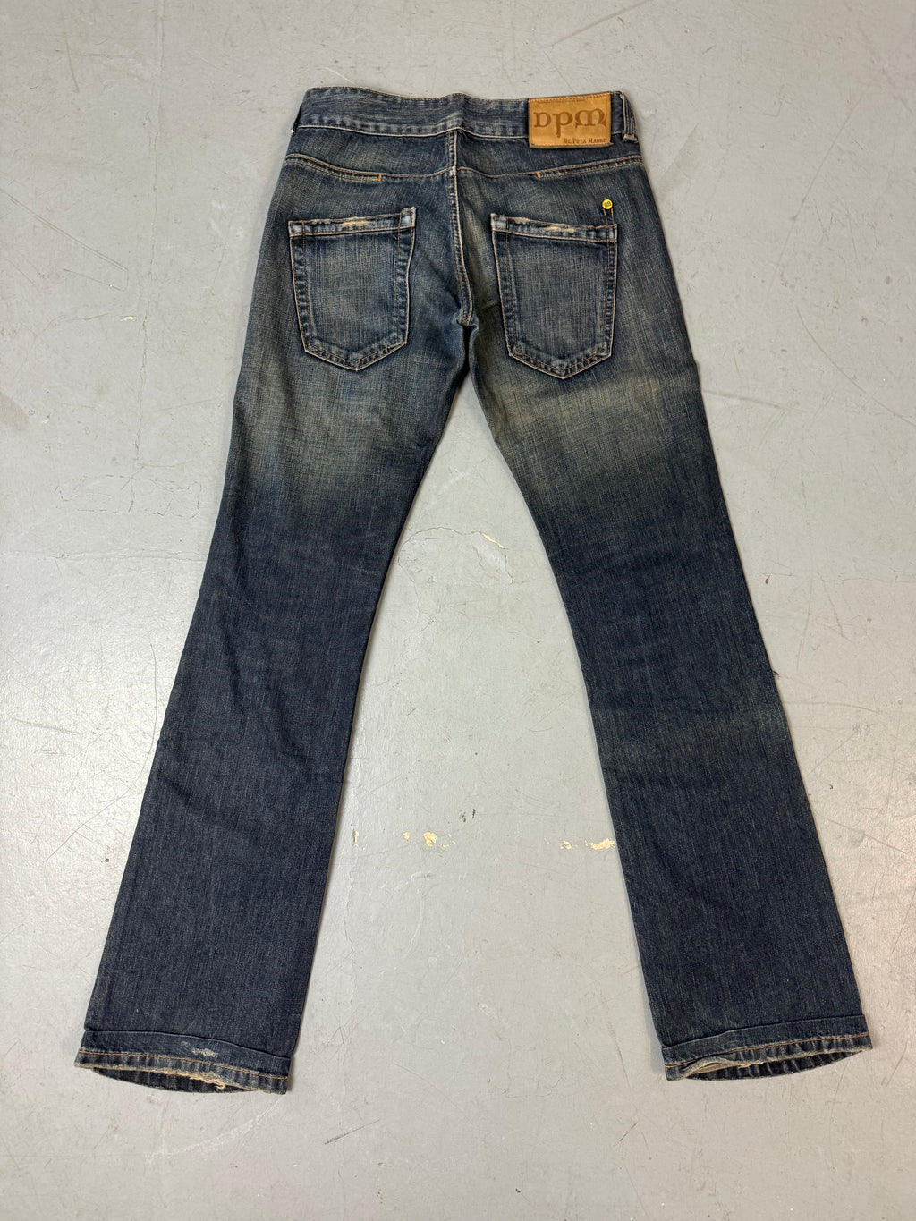 Y2K De puta Madre mid waist bootcut denim für Damen 