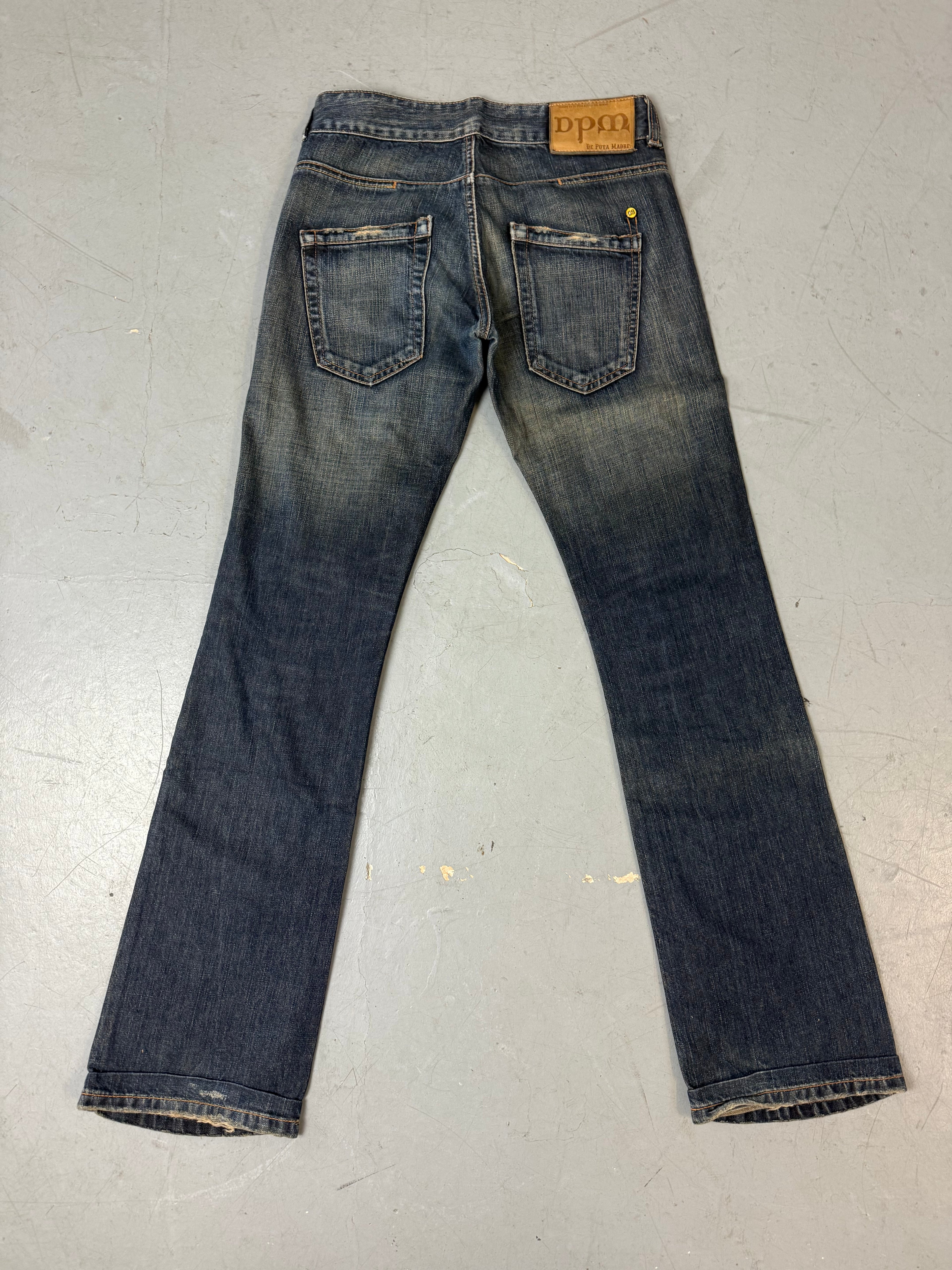 Y2K De puta Madre mid waist bootcut denim für Damen 