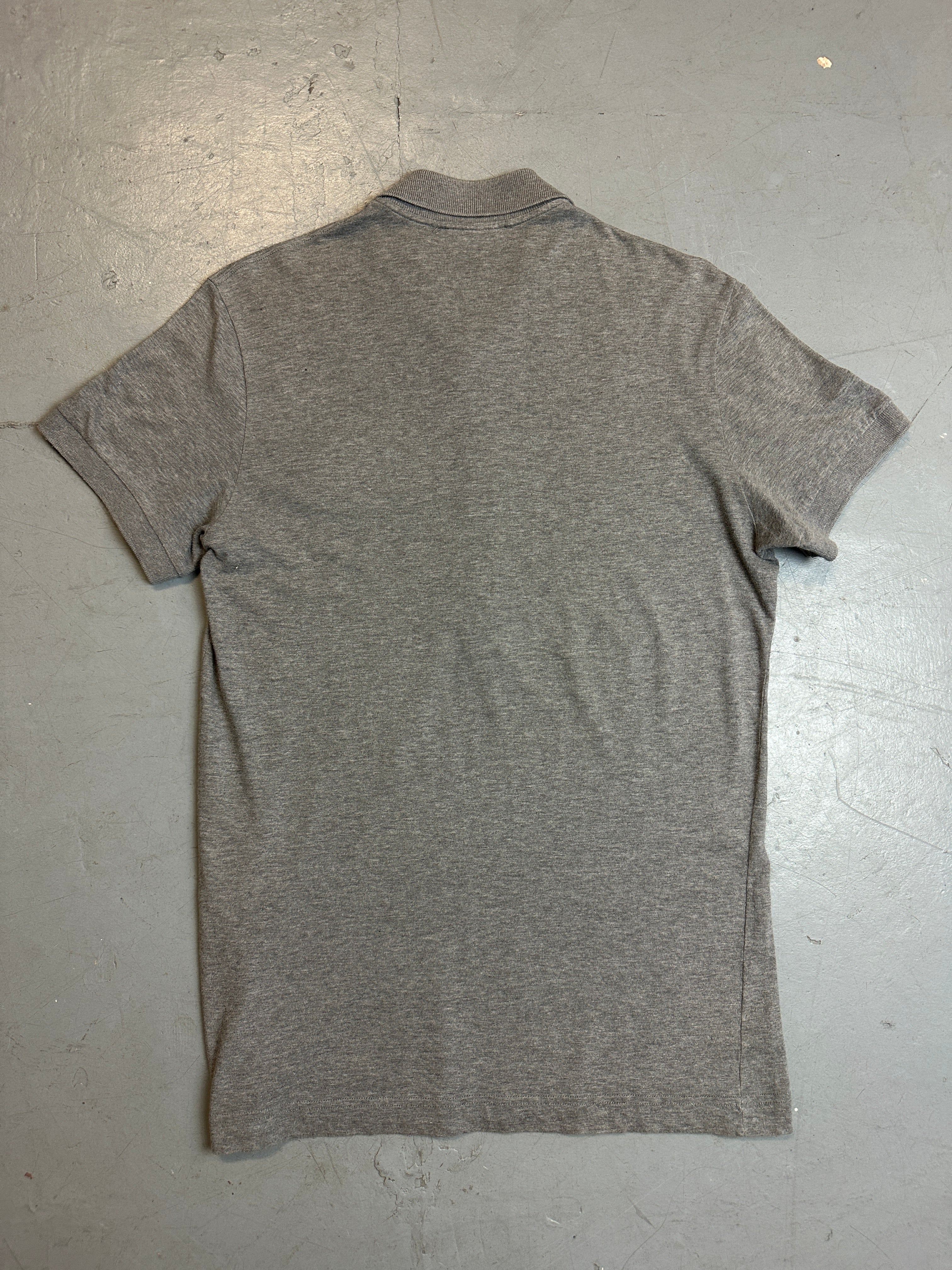 Vintage Dolce&Gabbana Grey Polo Shirt für Herren. 2000s Second Hand 2000s Fashion