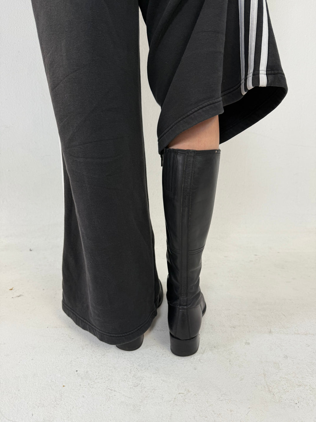 Vintage Nero Giardini Black Leather Boots 37,5