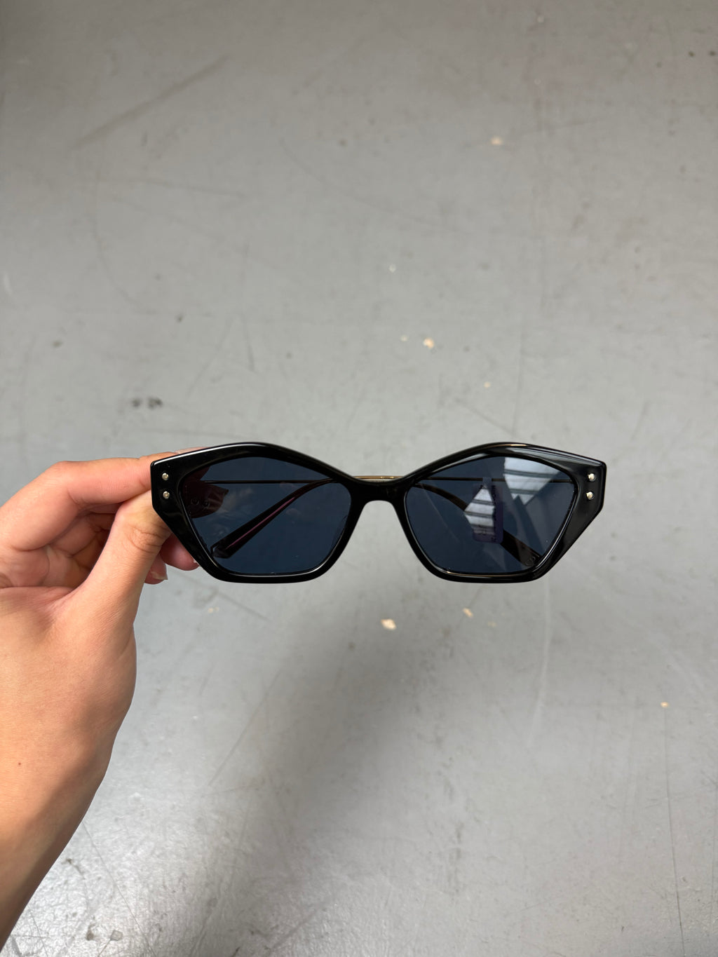 Schwarze Cateye Sonnenbrille von Dior 