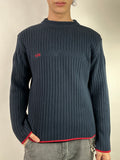 Vintage Quiksilver Dark Blue Knit Sweater M