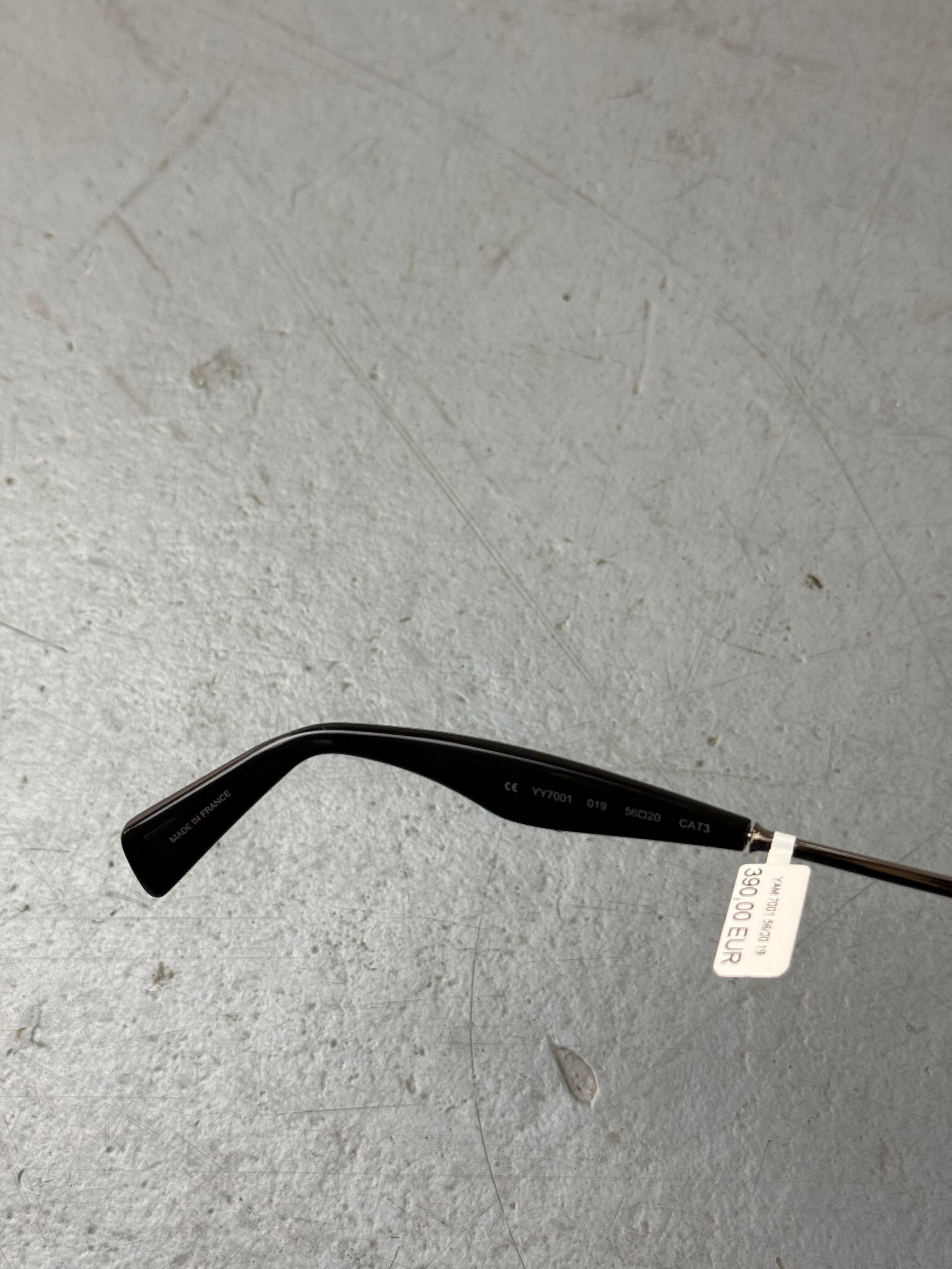 Yohji Yamamoto Black Sunglasses. Unisex. Y2K 2000s Fashion.