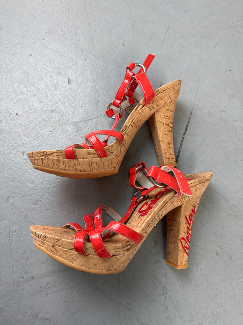 Vintage Replay Kork Pumps in 36 für Girls Y2K Fashion 