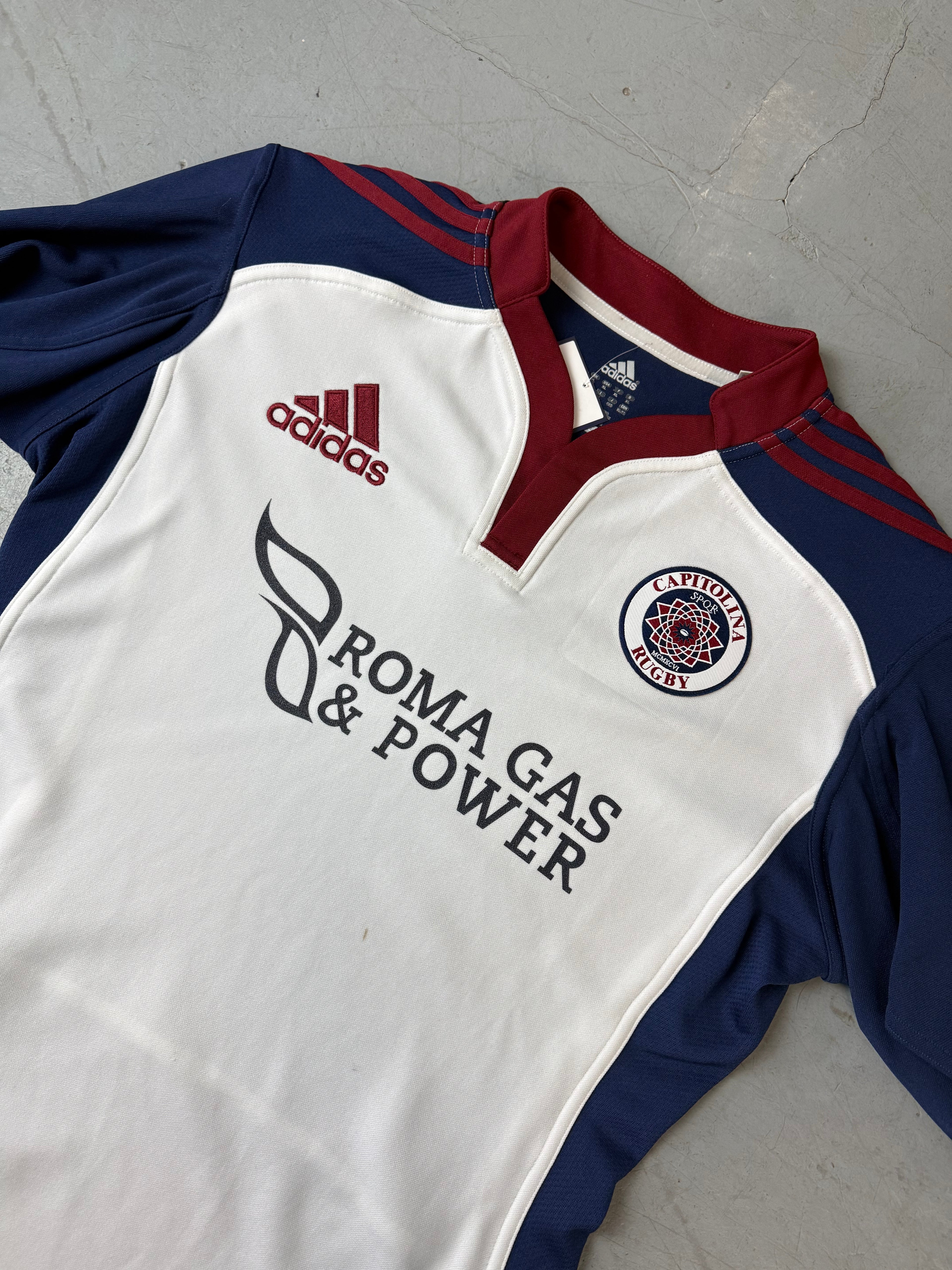 Vintage Adidas Capitolina Rugby Shirt XL