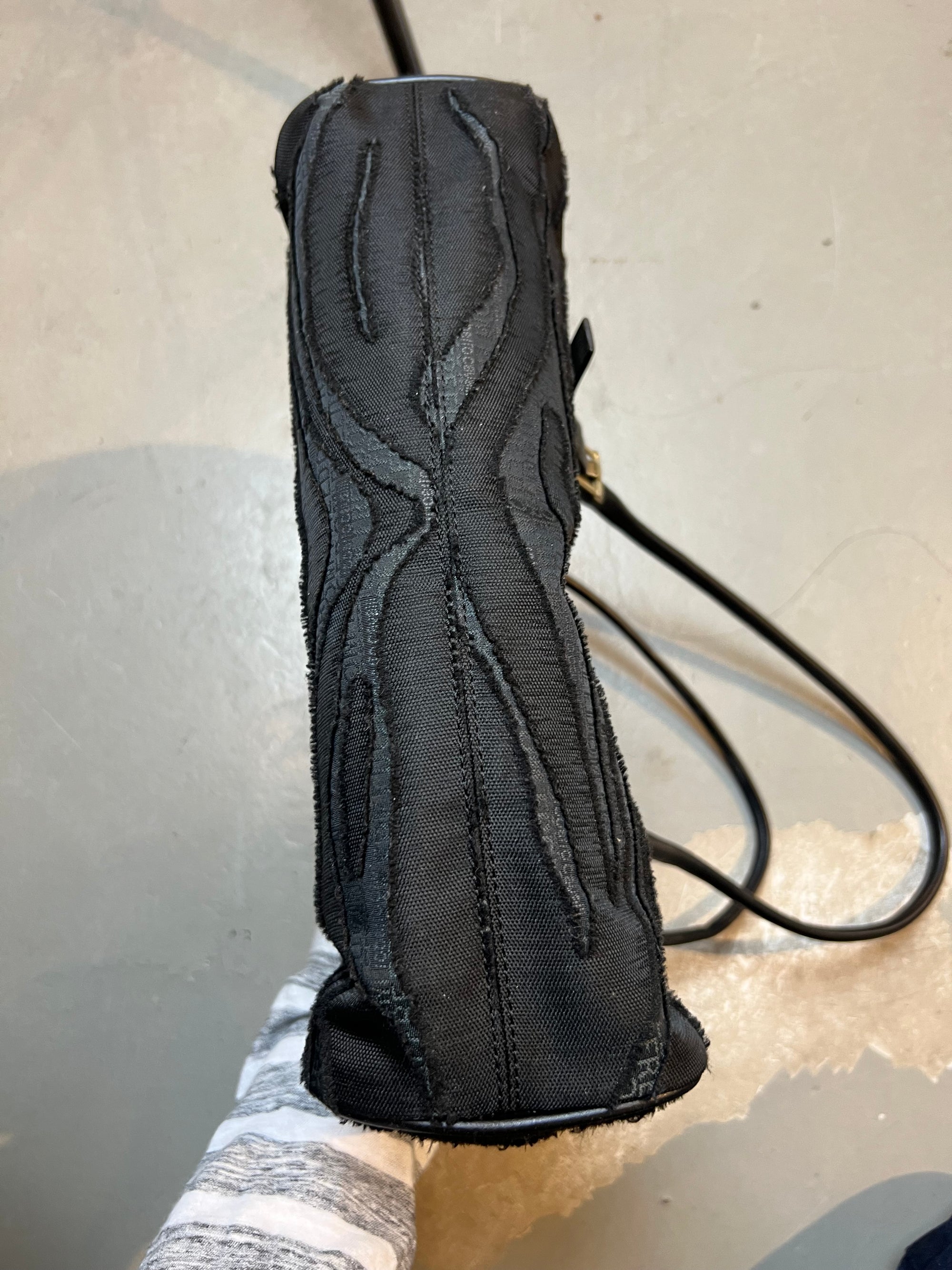 Vintage Roberto Cavalli Freedom All Black Bag
