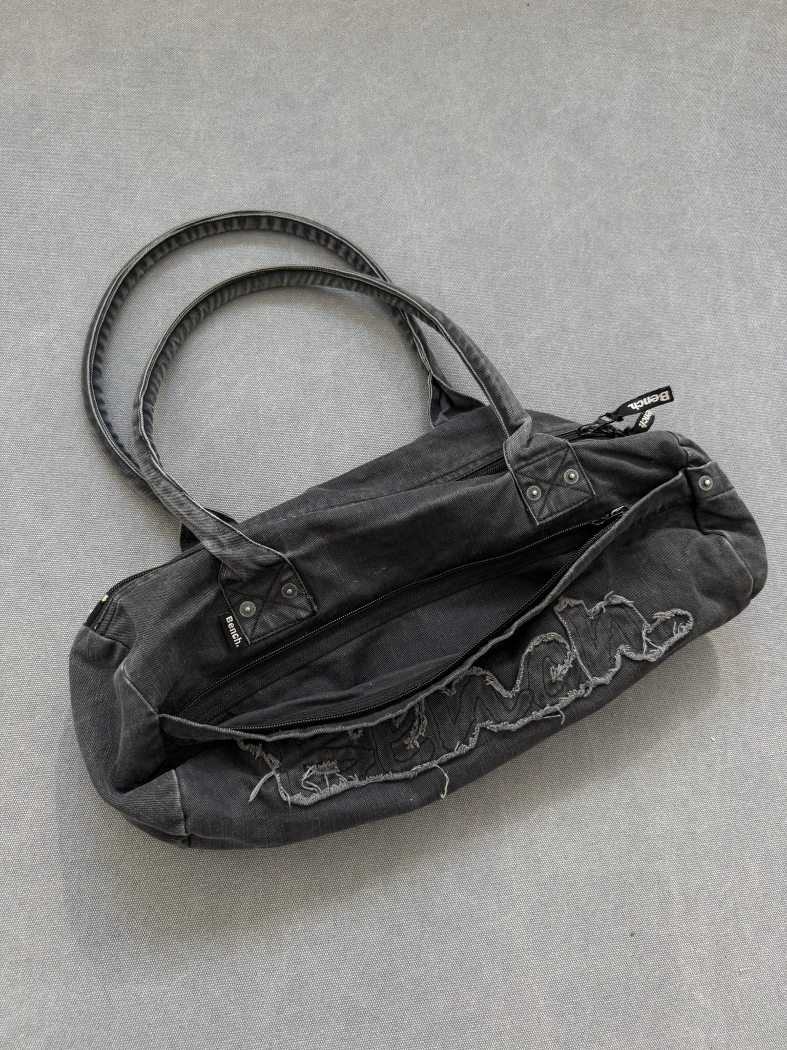 Bench Y2K Denim Bag Grey