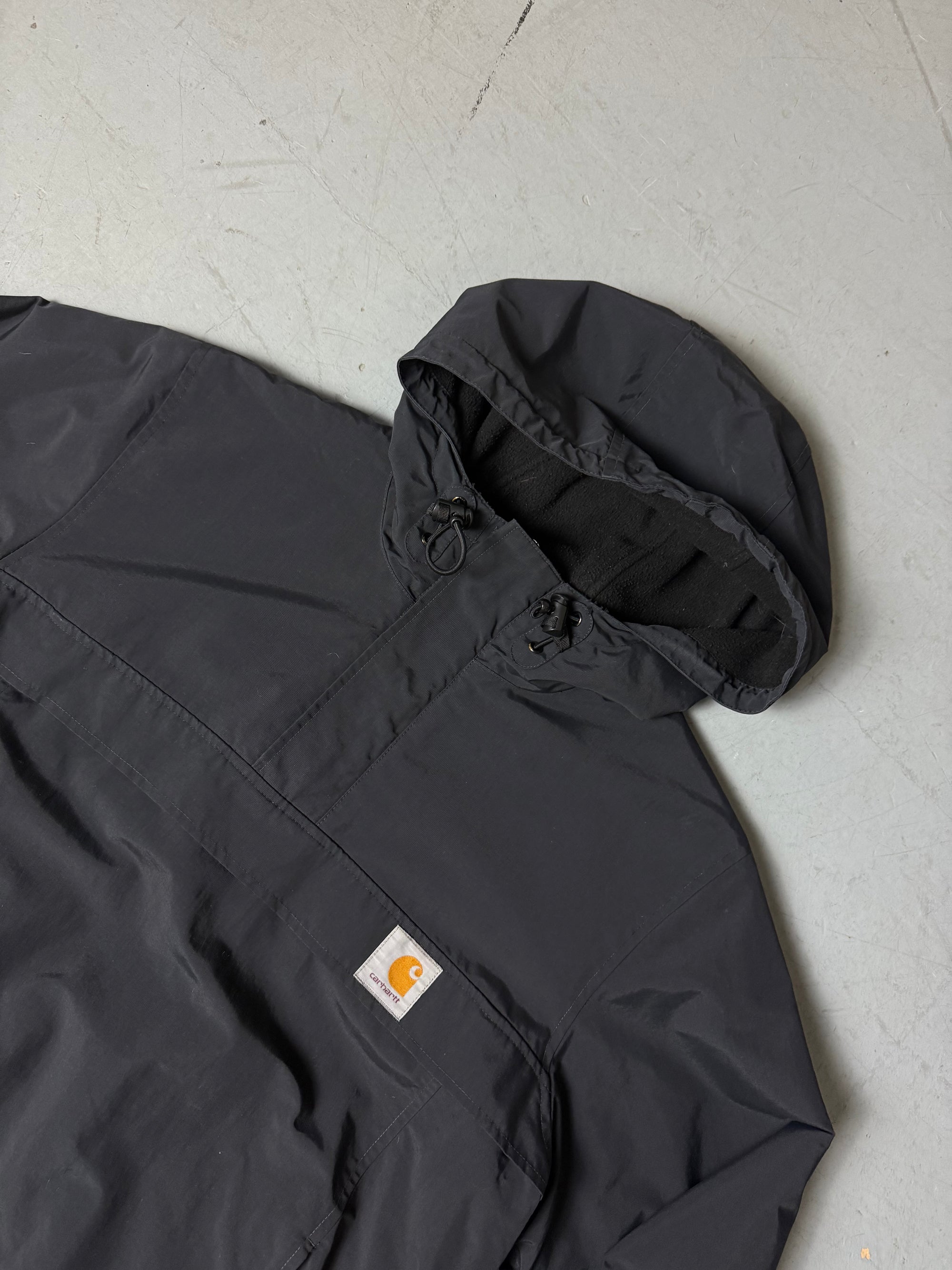 Eine schwarze Carhartt windbreaker Jacke in L 