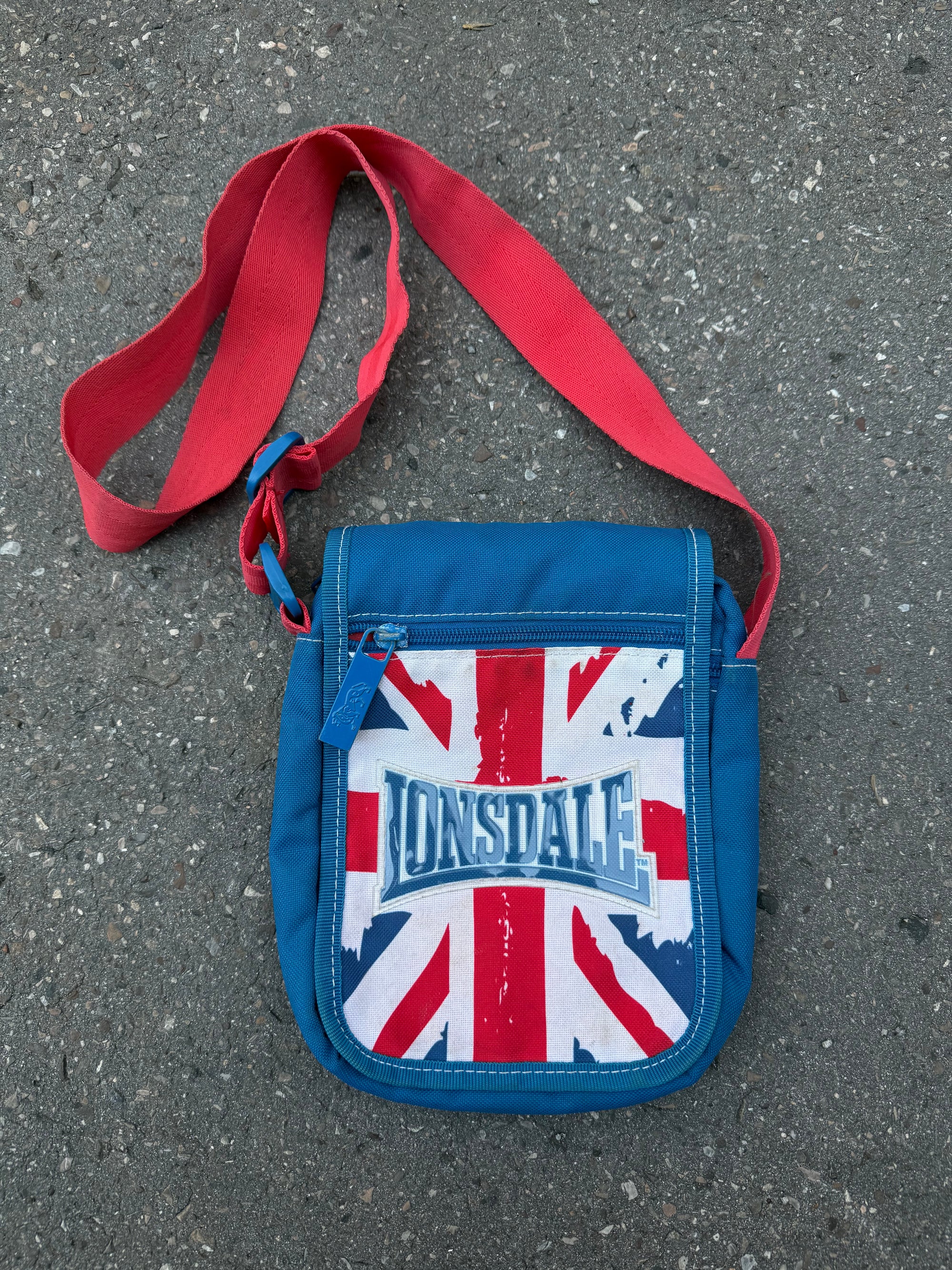Vinage Lonsdale UK Flag Crossbody Bag