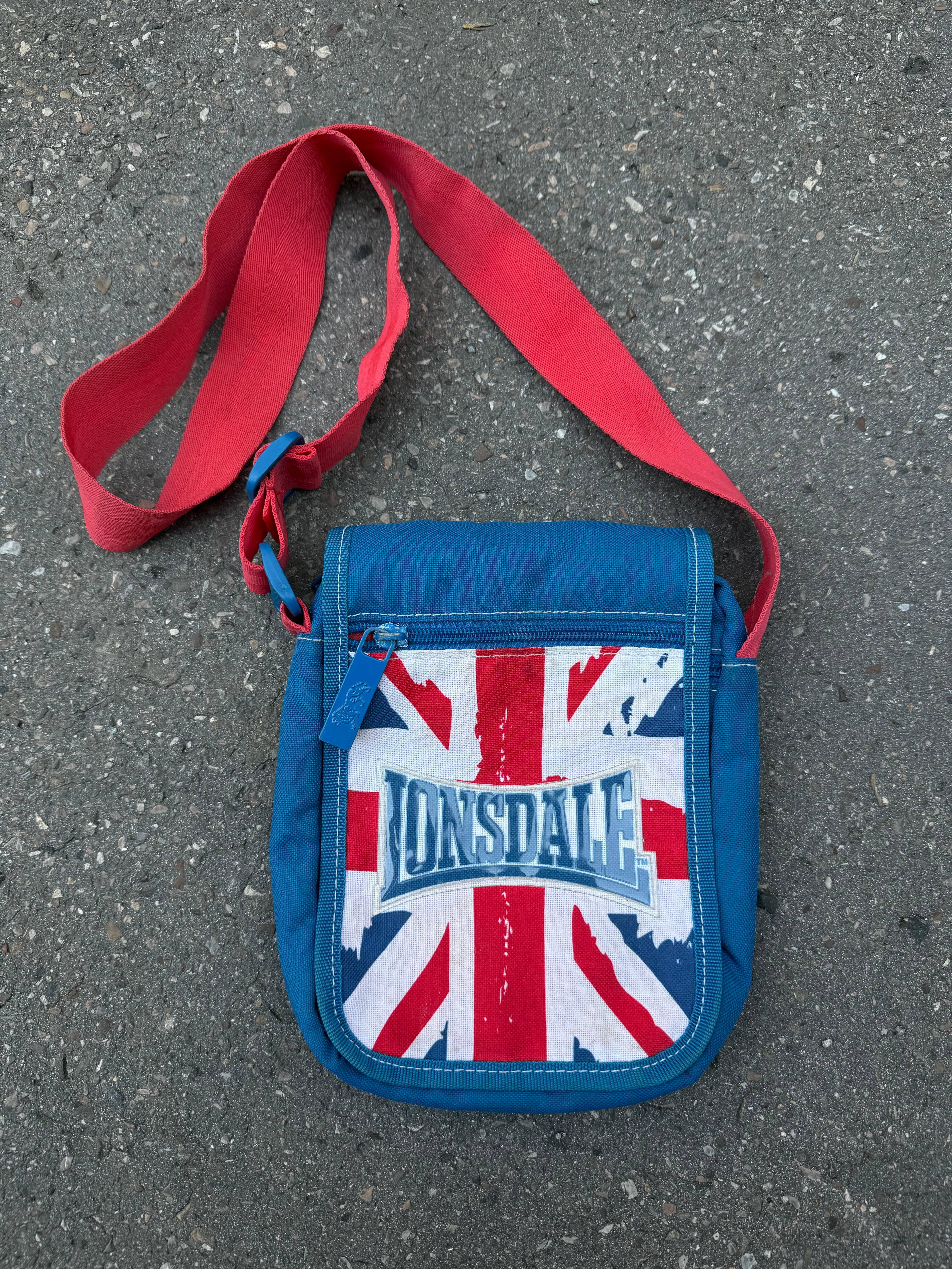 Vinage Lonsdale UK Flag Crossbody Bag