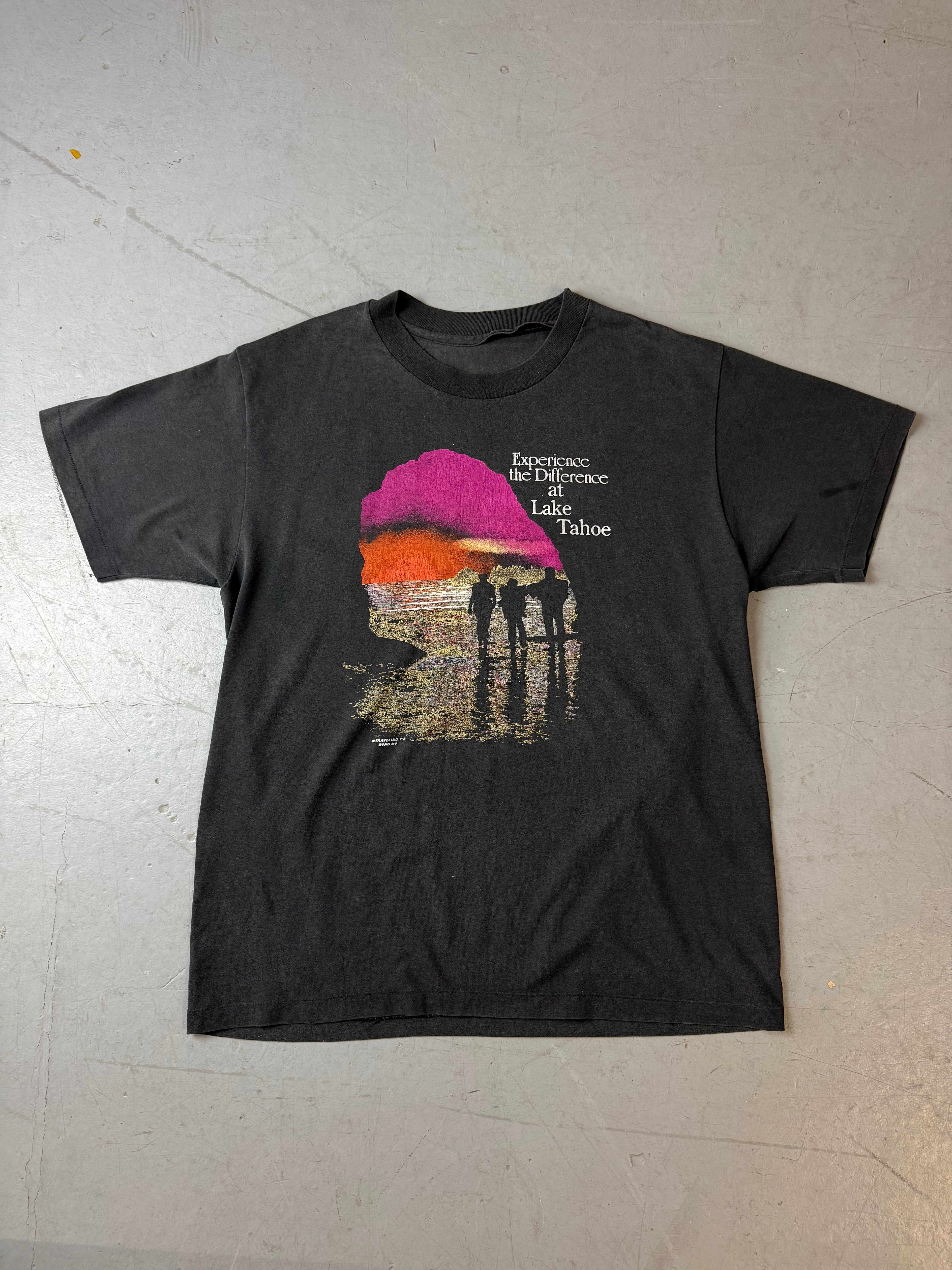 Vintage Lake Tahoe Printed T-Shirt L