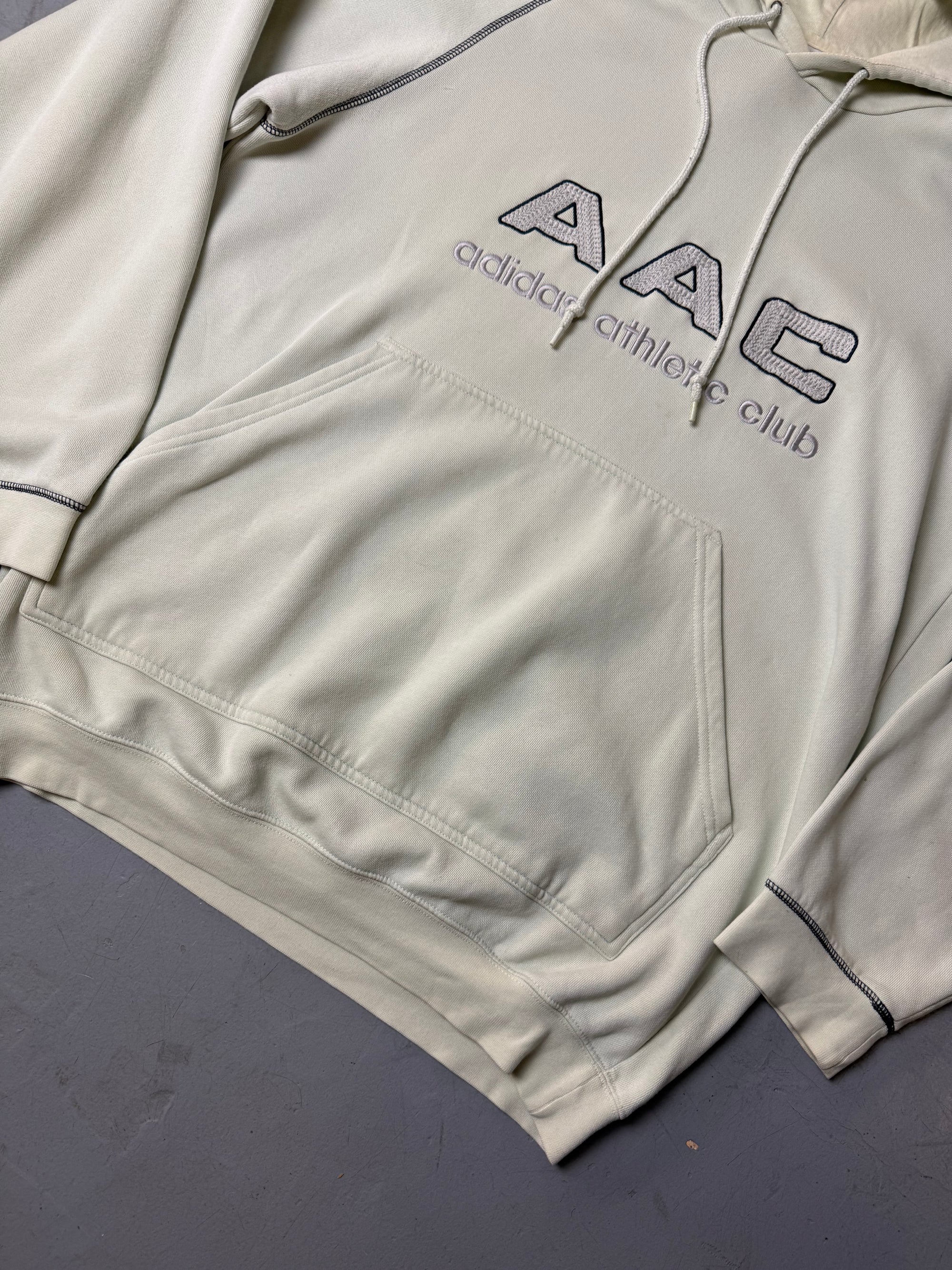 Vintage Adidas AAC Cream Hoodie XL