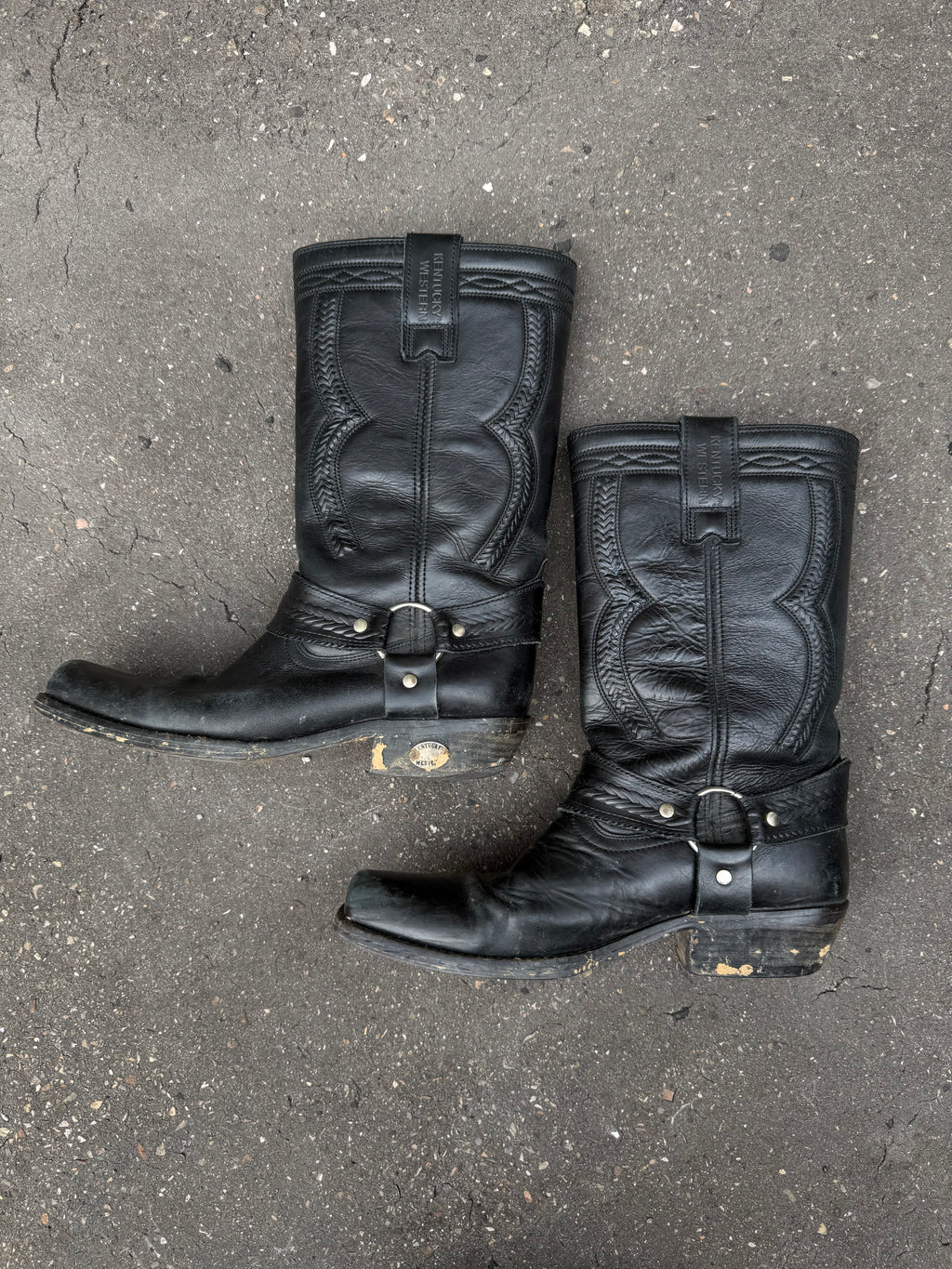 Vintage Kentucky Western Cowboy Boots 43